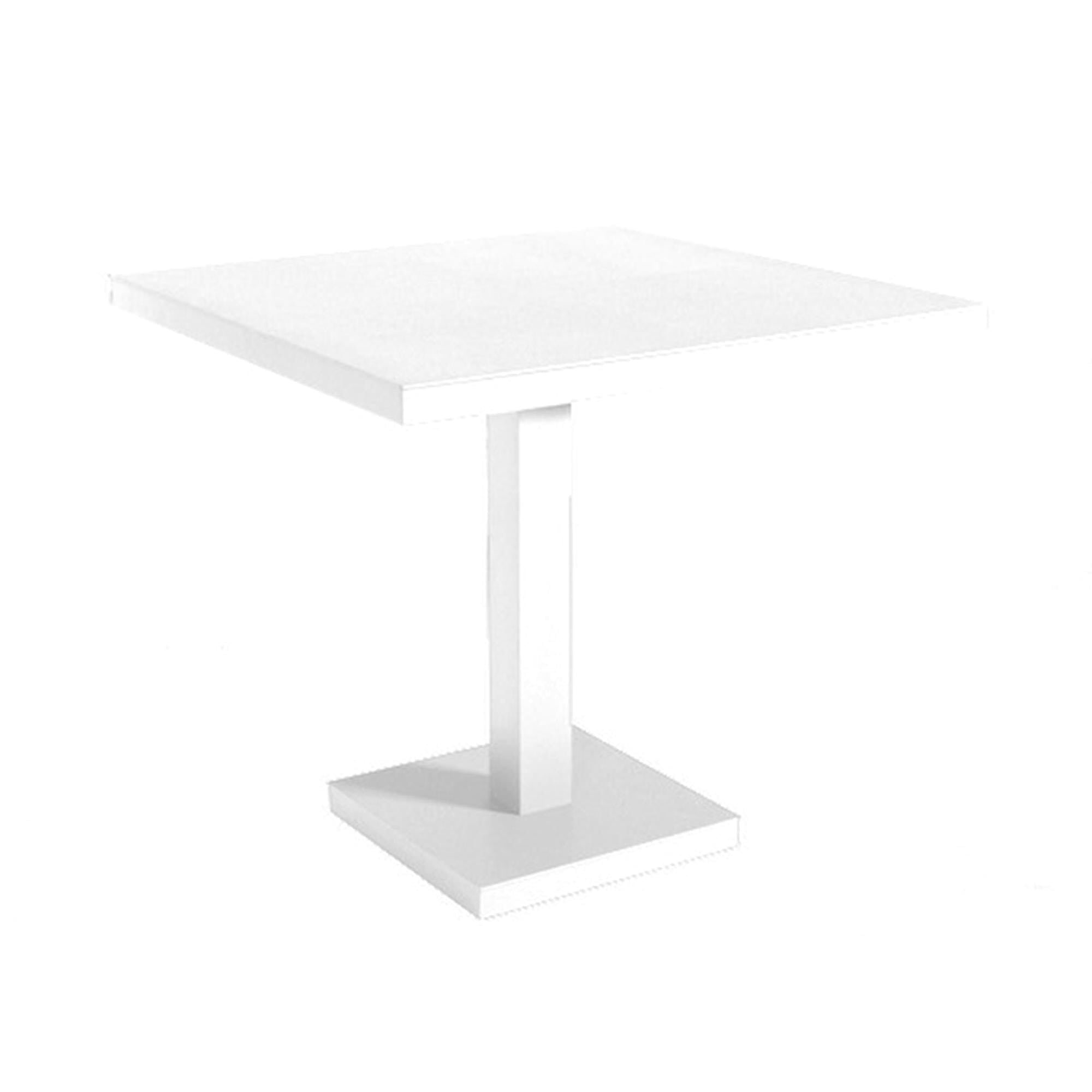 Barcino vierkante tafel 90x90 wit