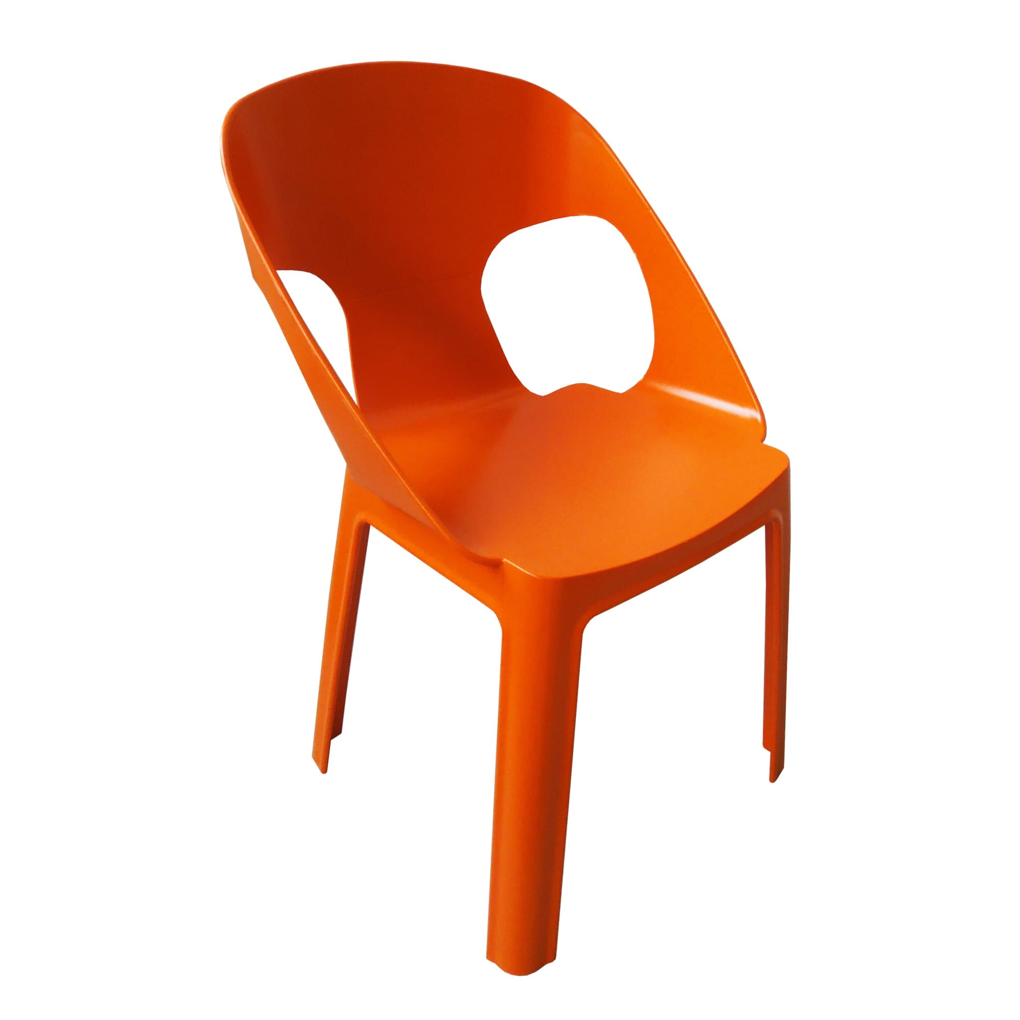 Garbar Rita high chair indoors, outdoor orange