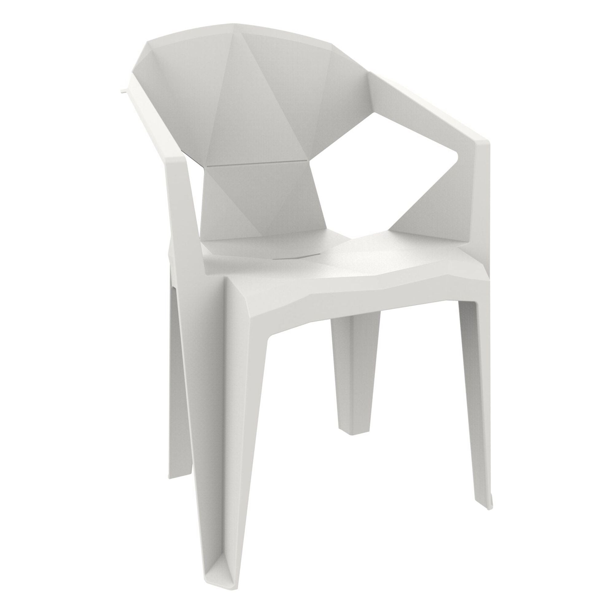 Garbar Delta armchair white white