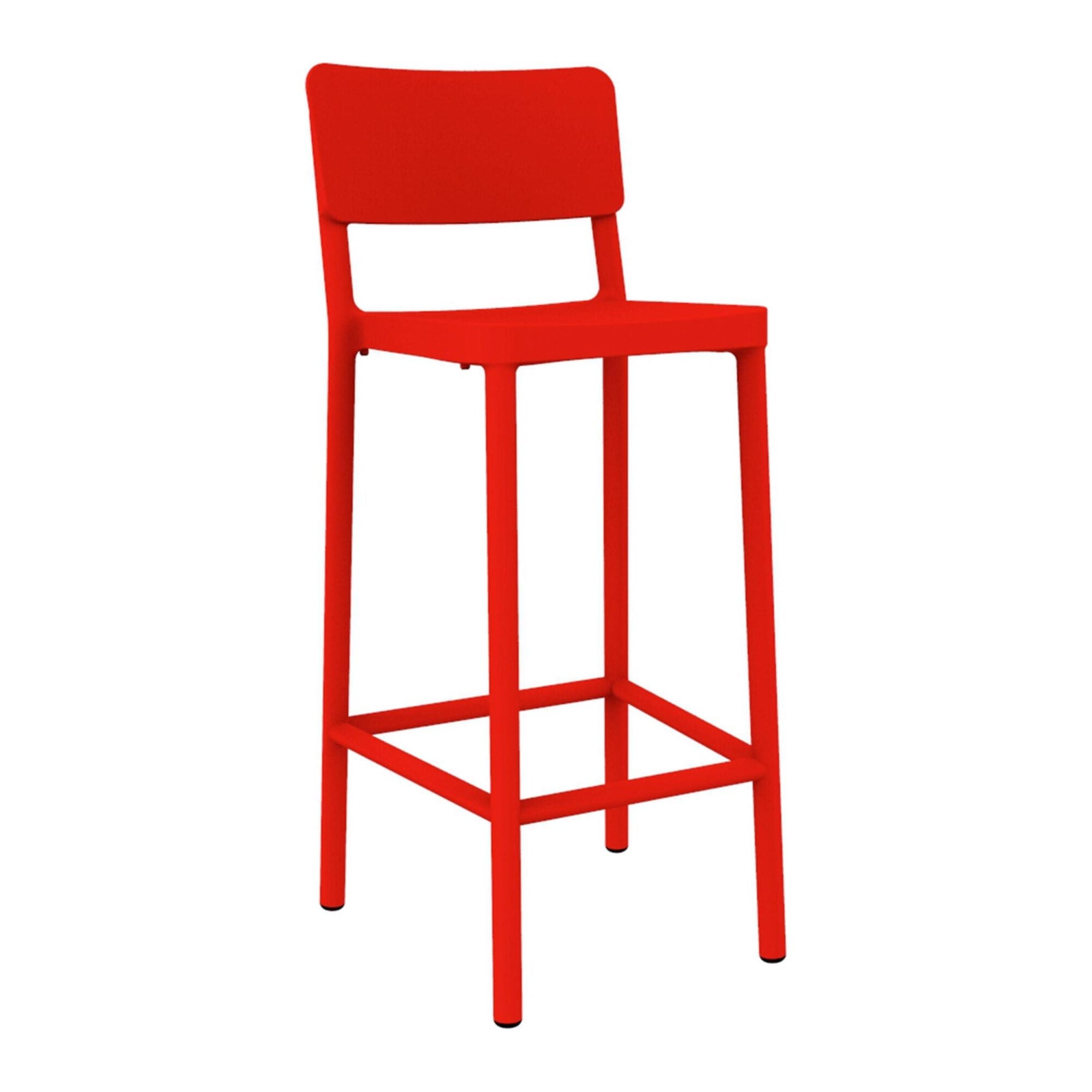 Resol lisboa high chair indoors, outdoors red
