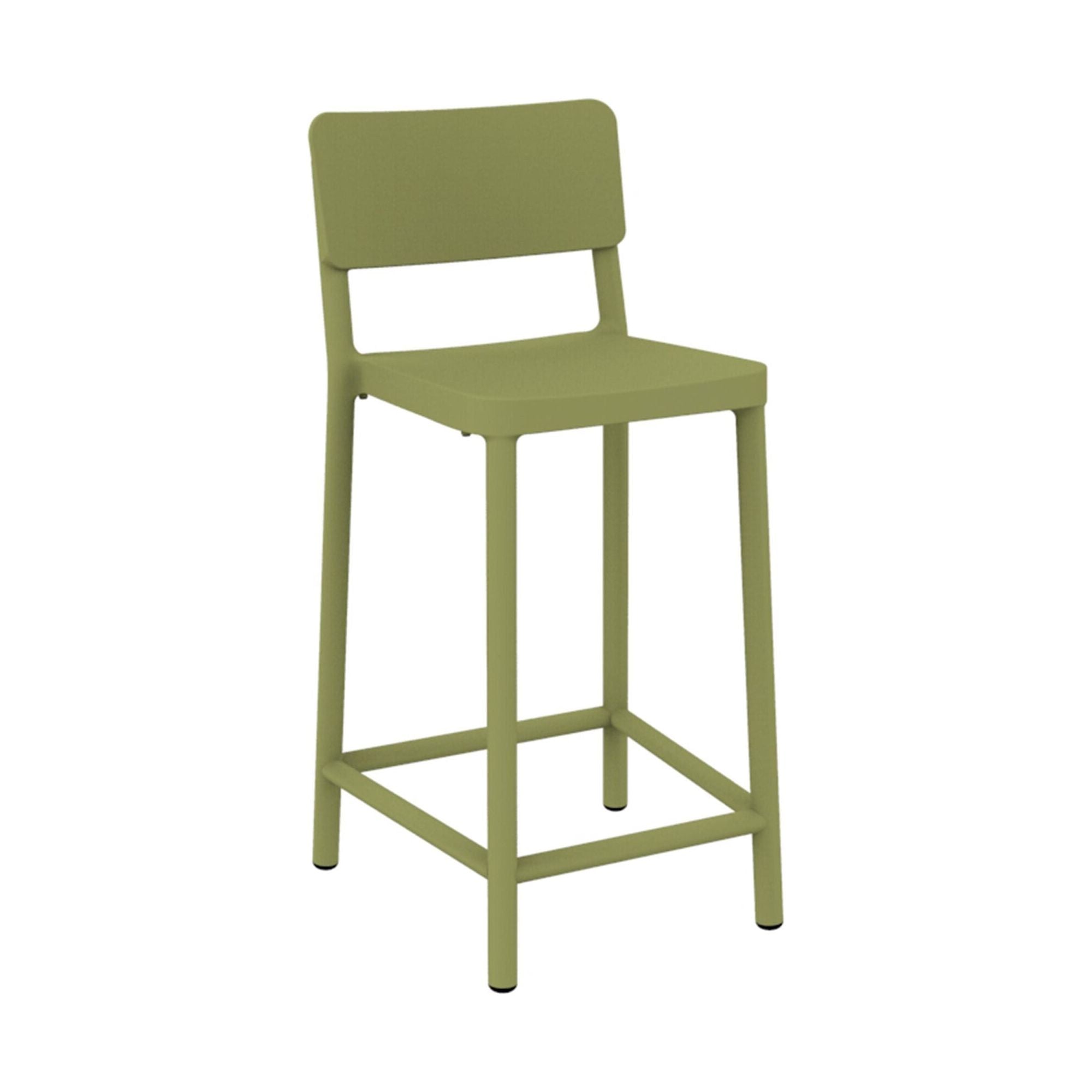 Resol lisboa medium stool indoor, outdoor olive green