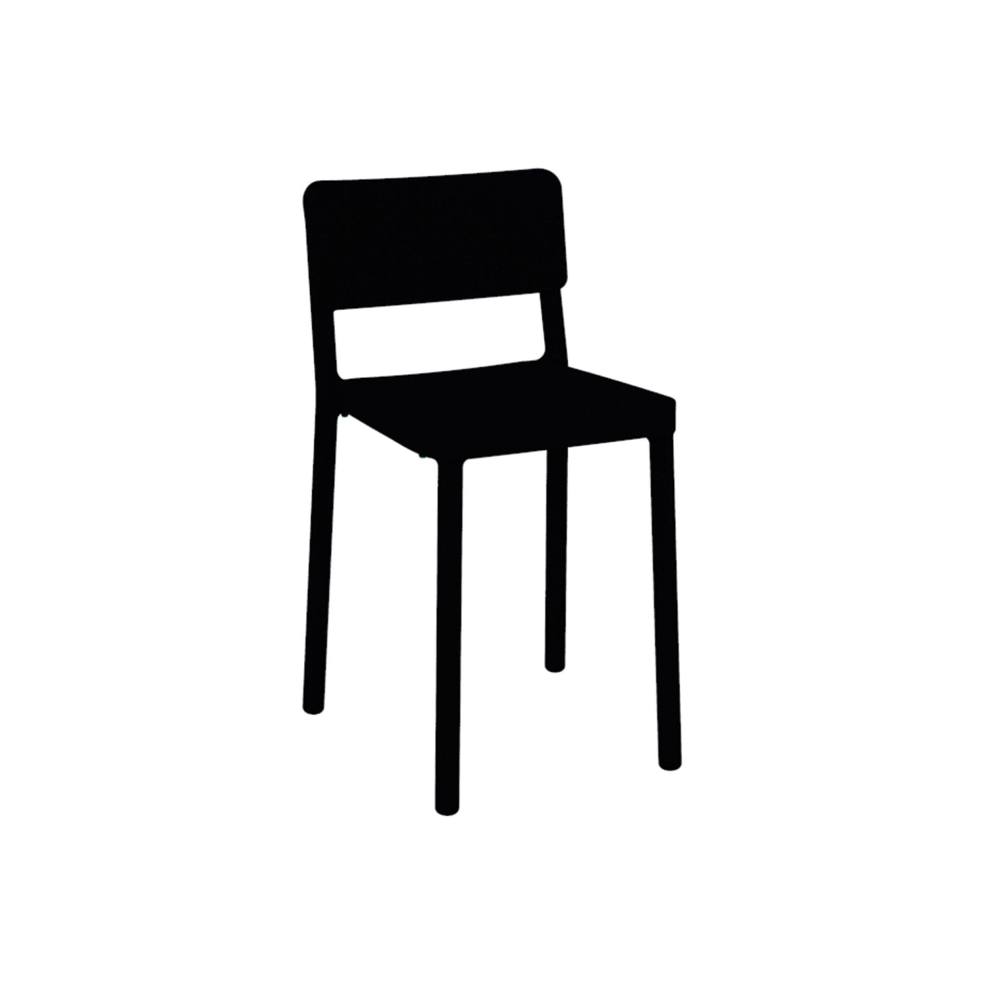 Resol lisboa low chair inside, black outside