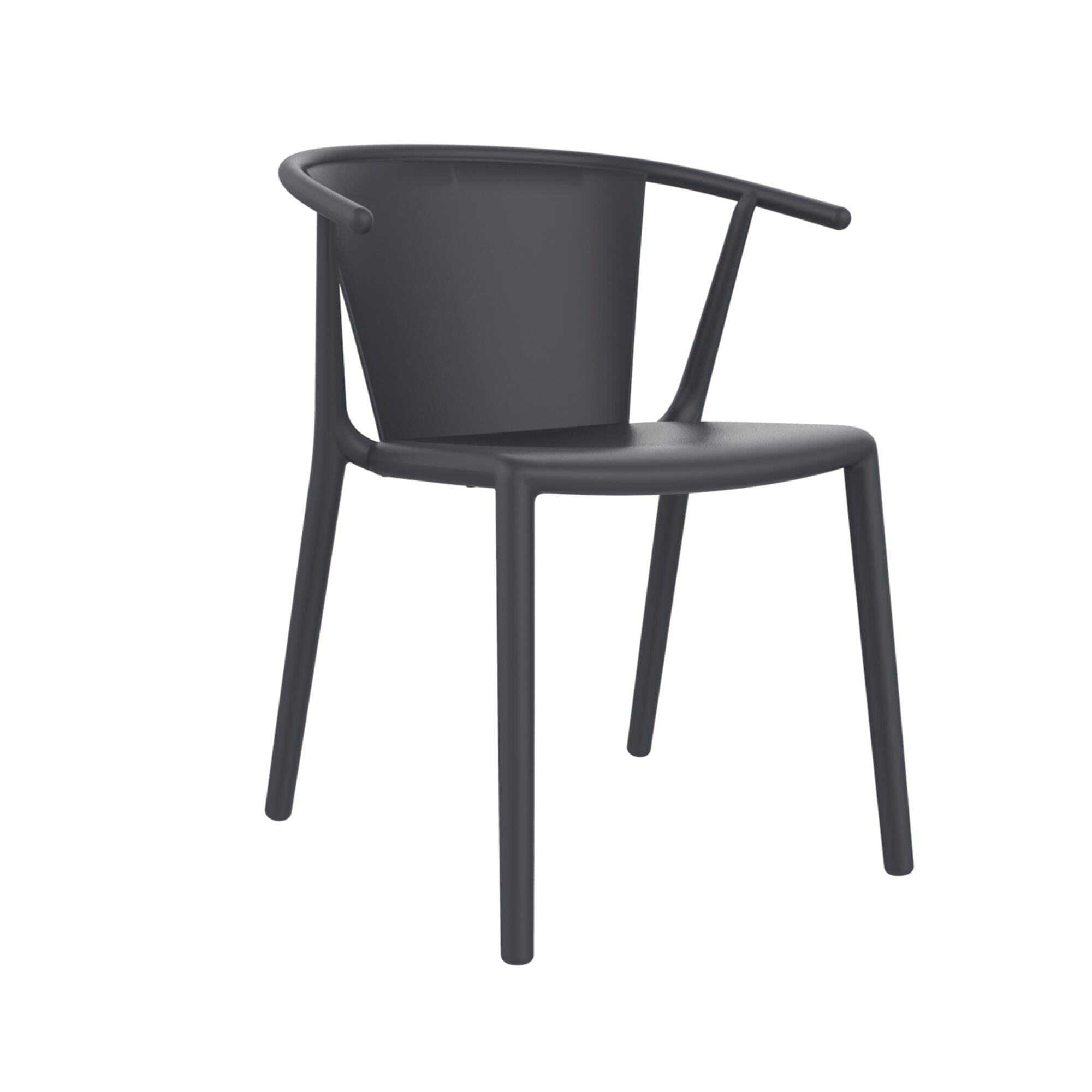 Resol Steely armchair inside, dark gray outside