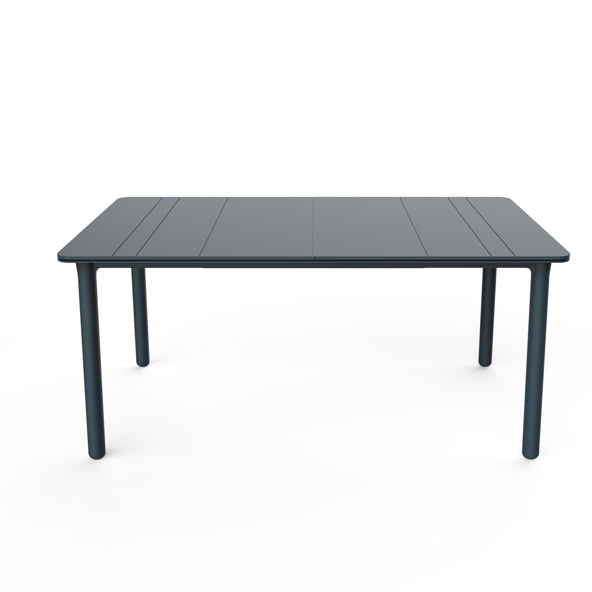 Garbar noa rechthoekige tafel 160x90 donkergrijs onderstel