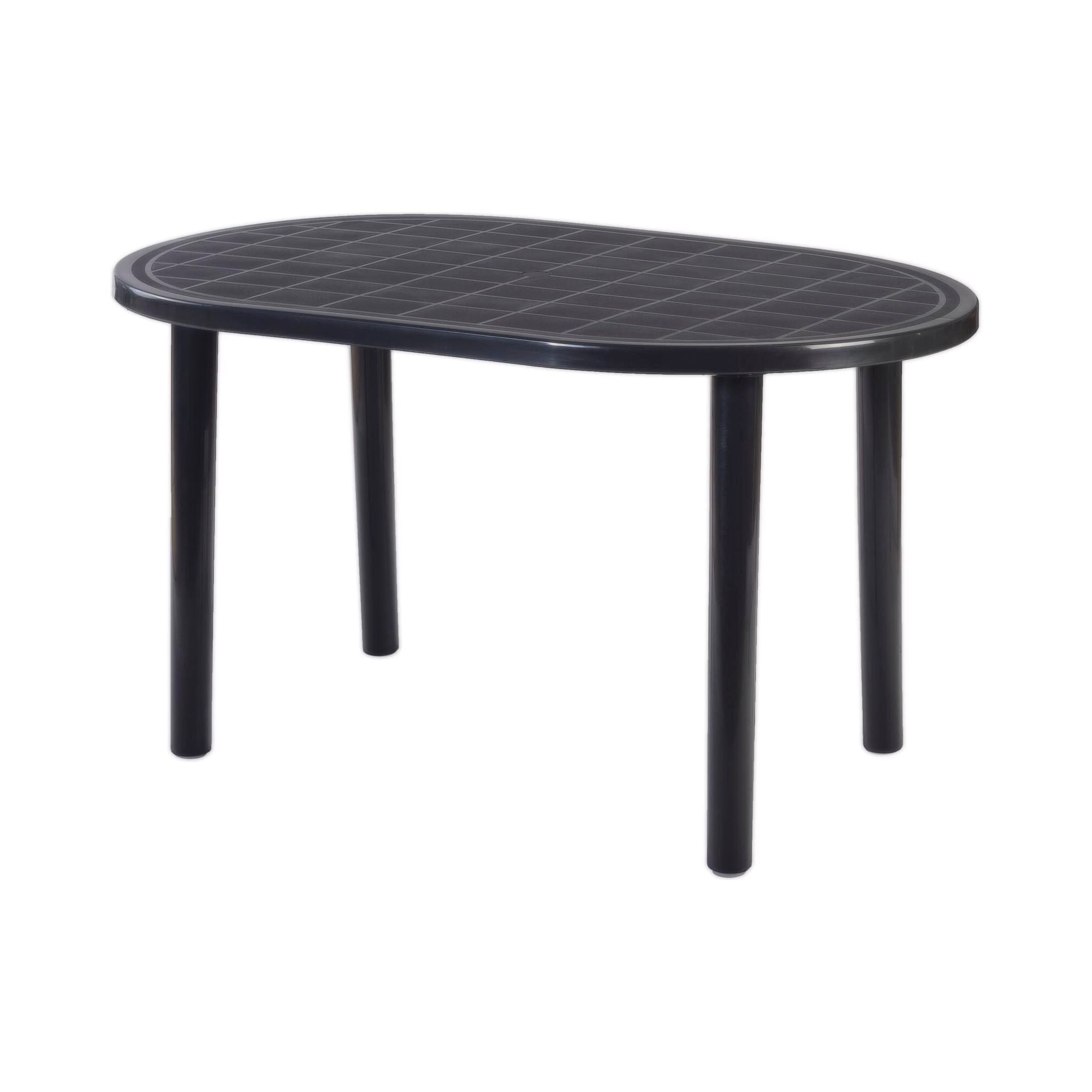 Garbar Gala Oval table Outdoor 140x90 Anthracite
