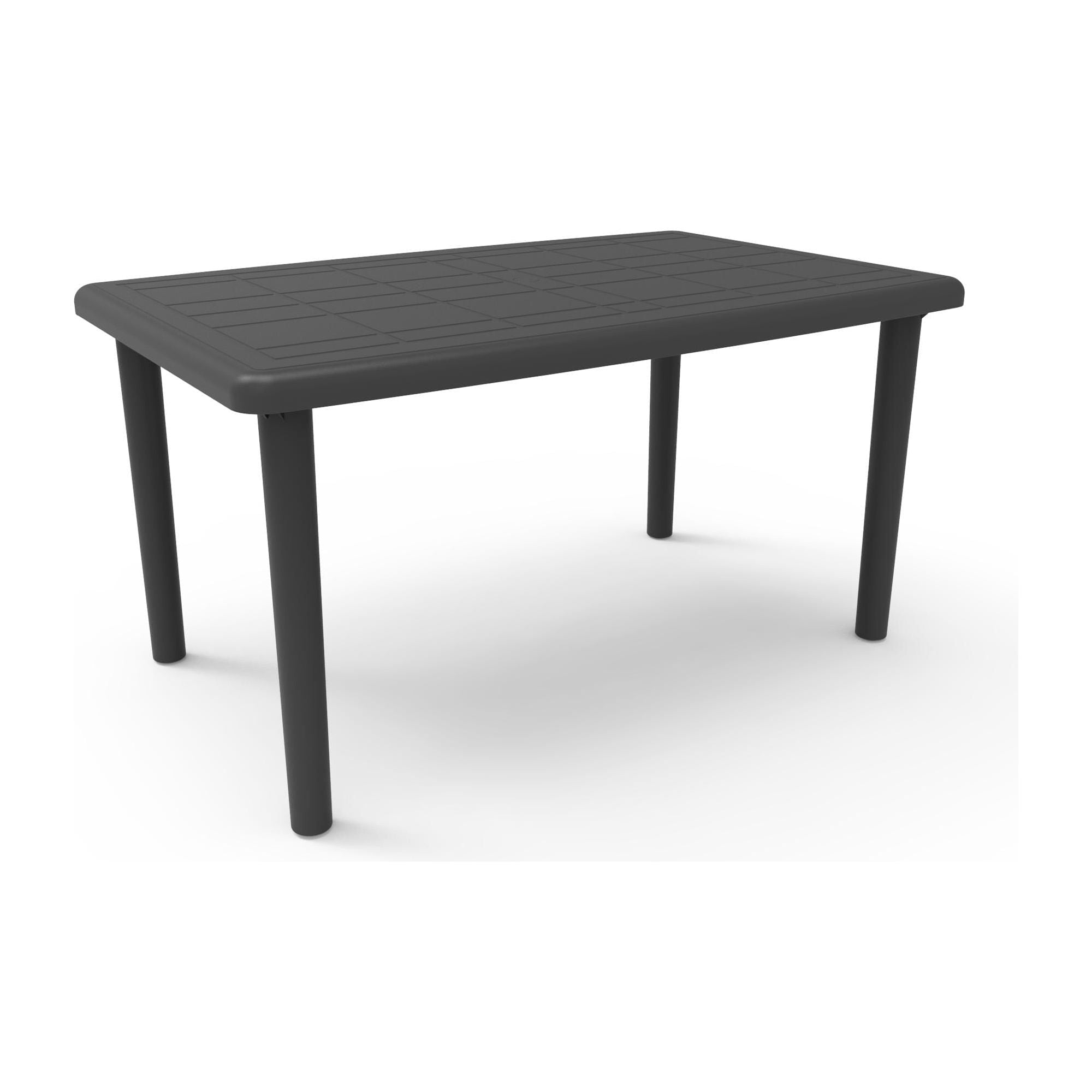 Garbar olot rechthoekige tafel buiten 140x90 antraciet