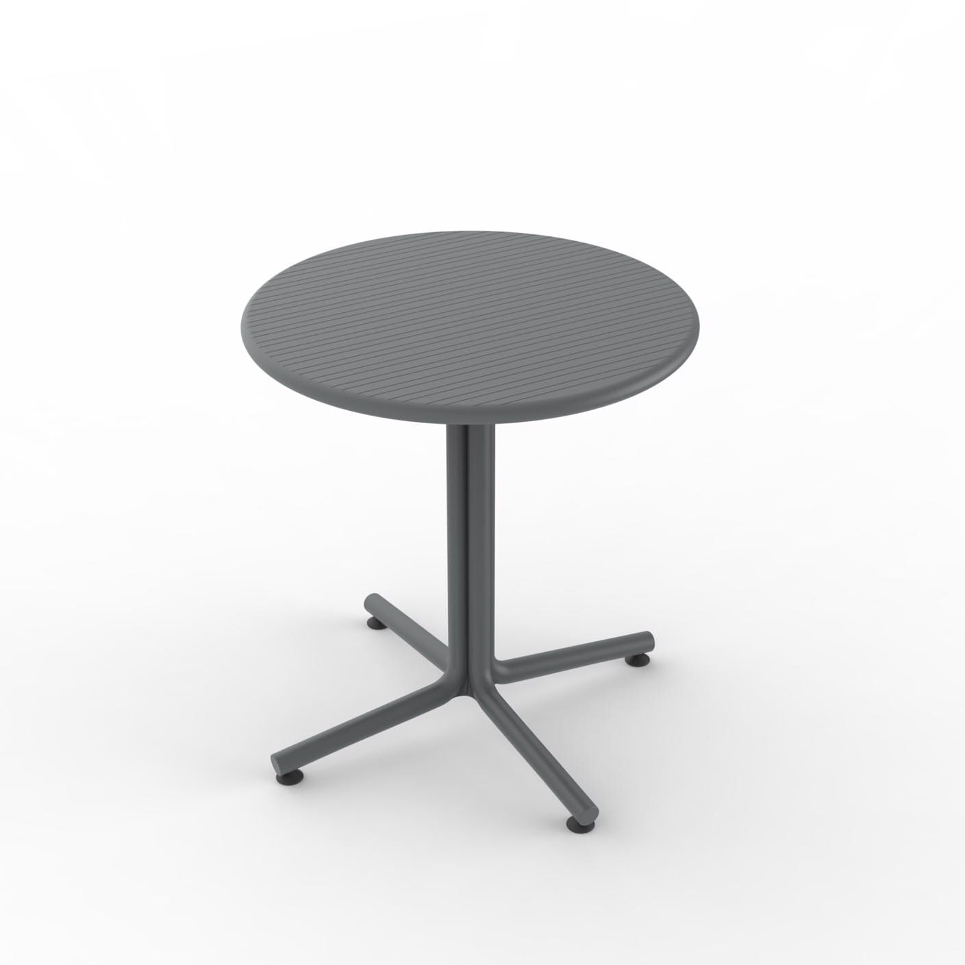 Resol bini round table indoors, outdoor Ø70 dark gray
