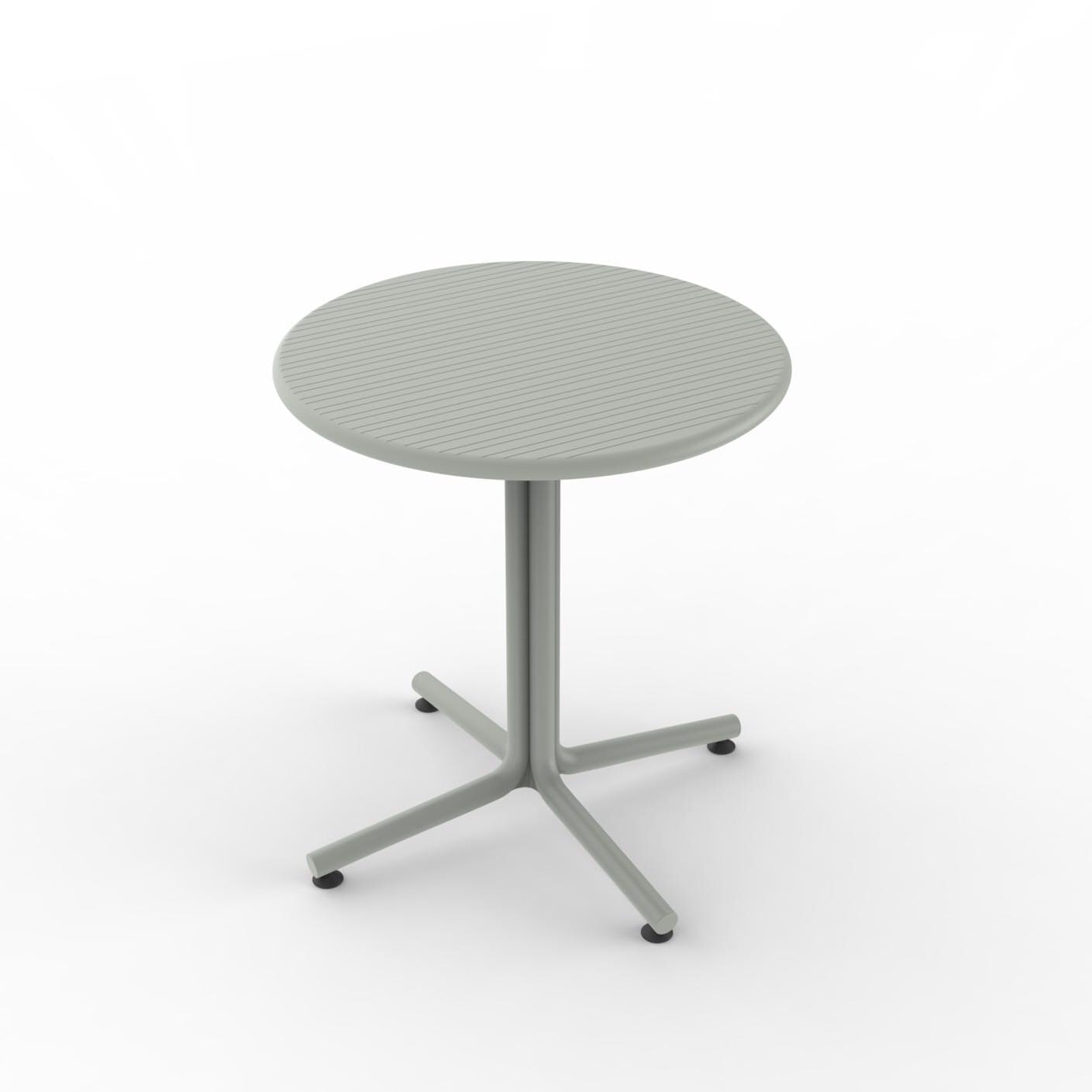 Resol bini round table inside, outside Ø70 greenish gray