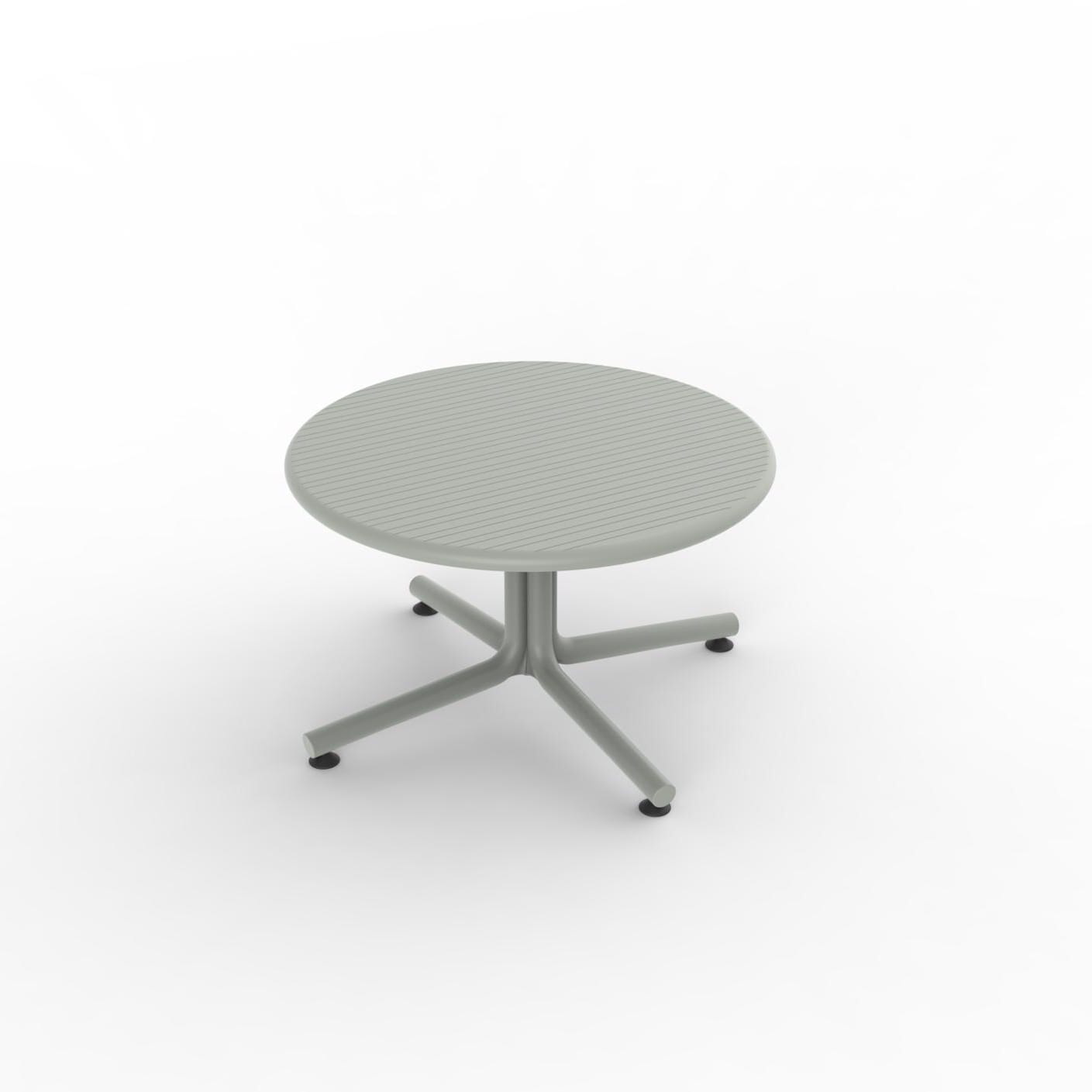 Resol Bini coffee table indoors, outdoor Ø70 greenish gray