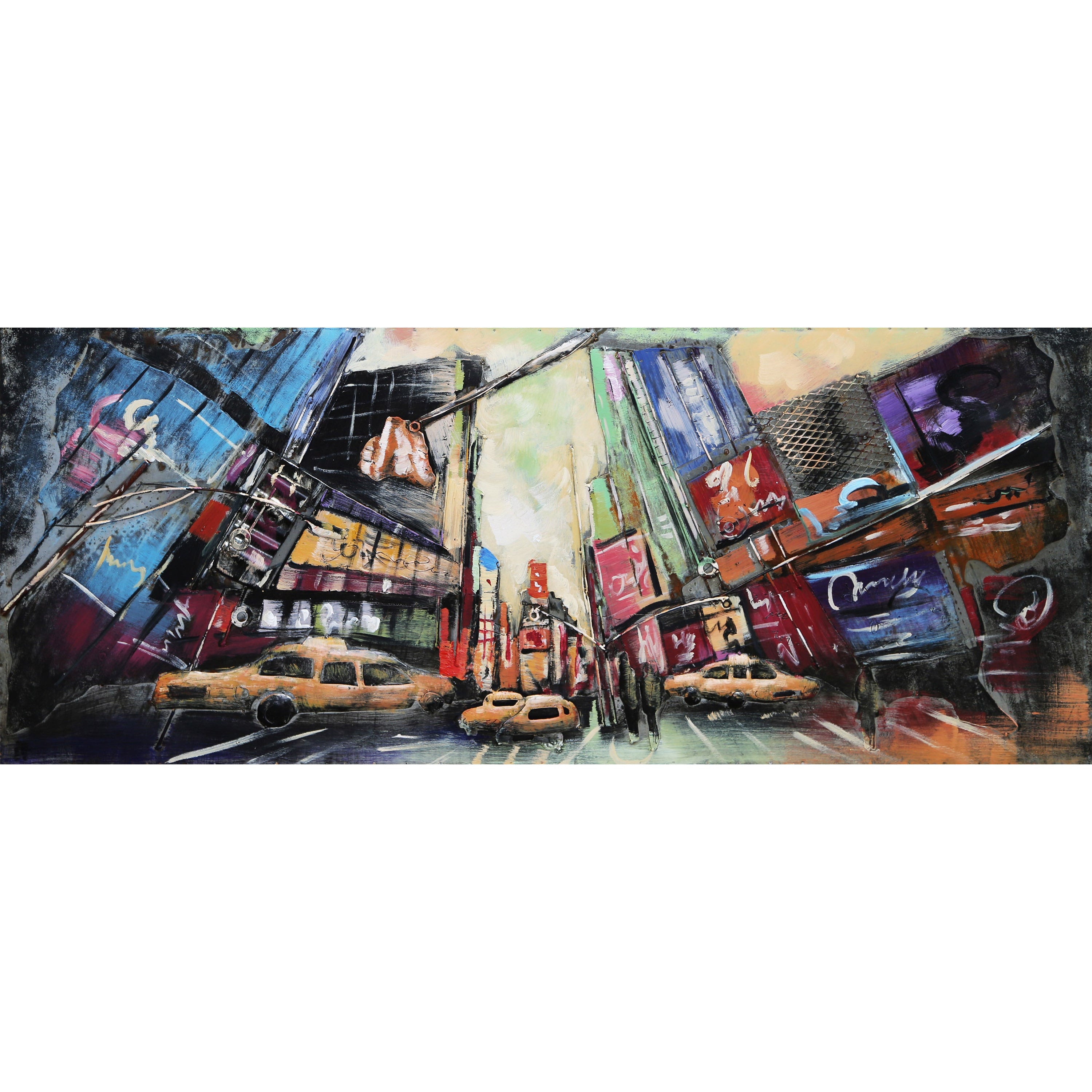 3d metaalschilderij | 3D-metaal | 60x150 cm | 319