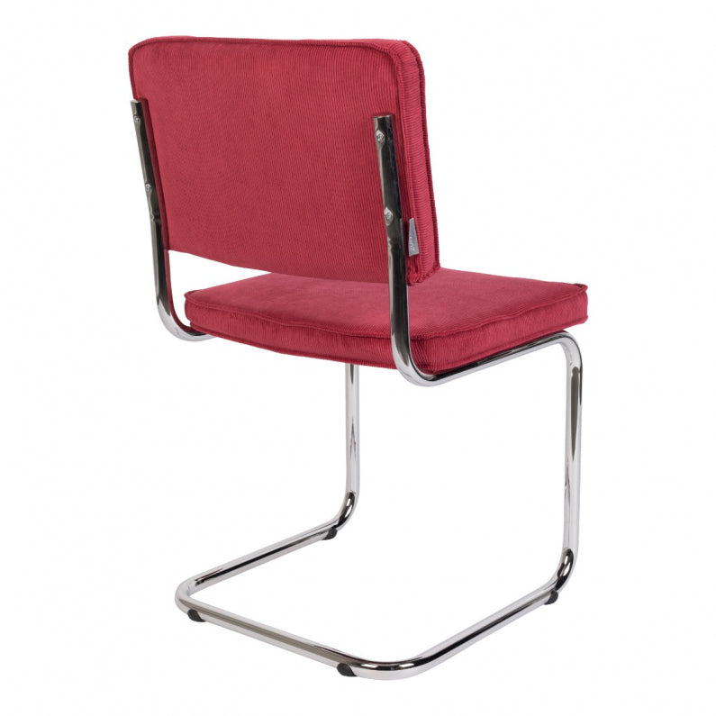 Chair ridge rib red 21a | 2 stuks