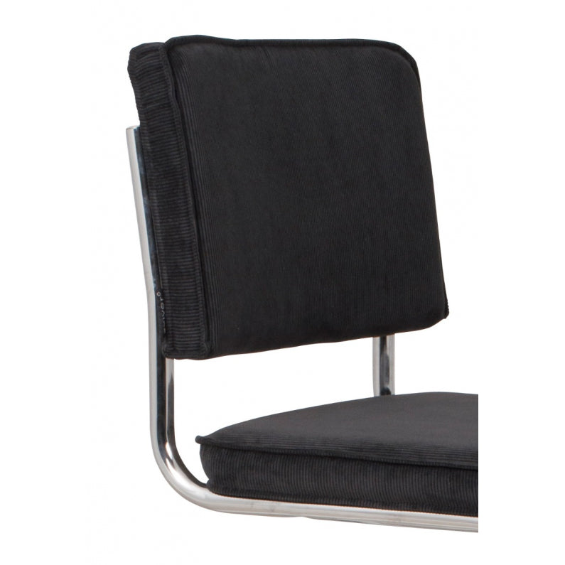 Chair ridge kink rib black 7a | 2 stuks