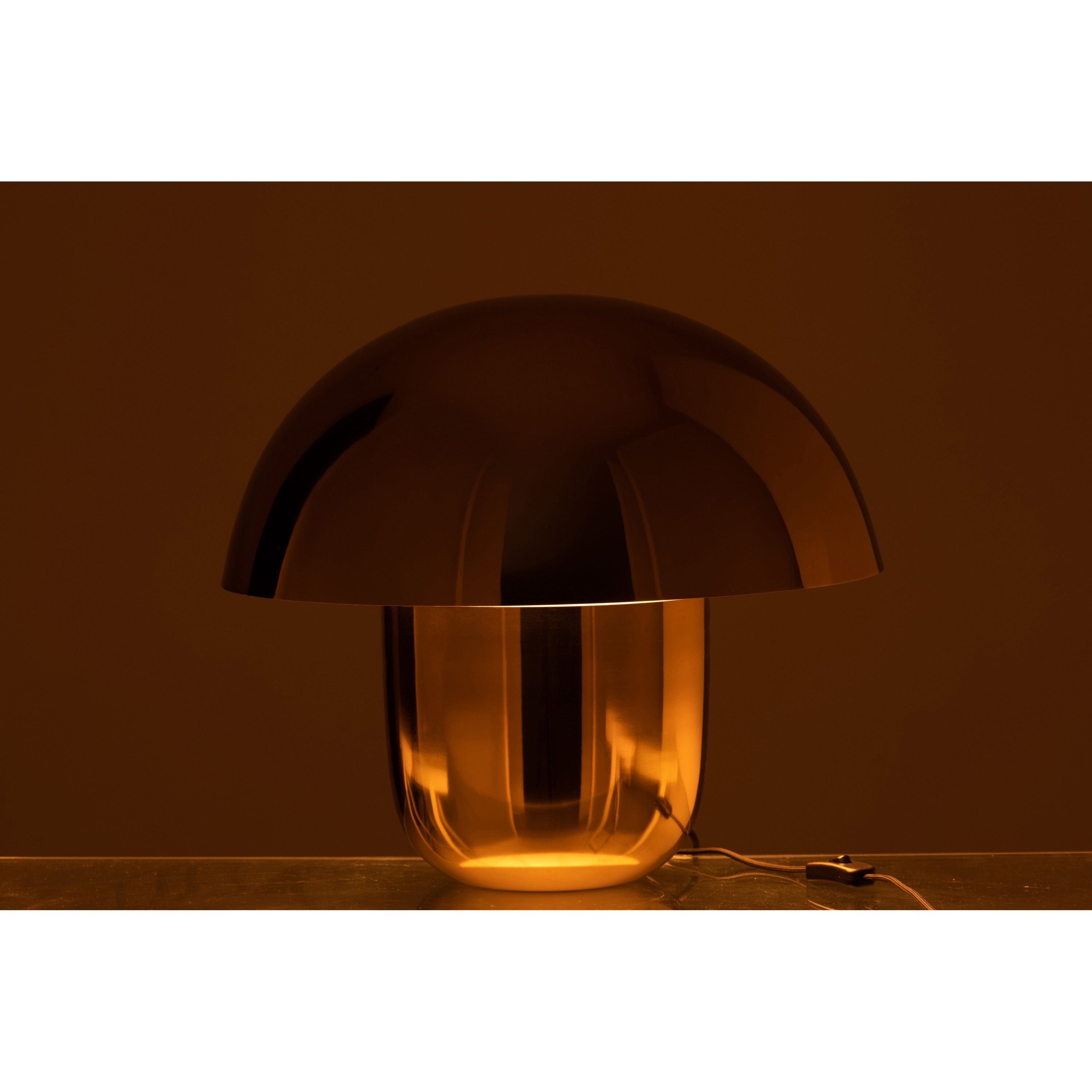Lamp Mushroom Iron Gold Large