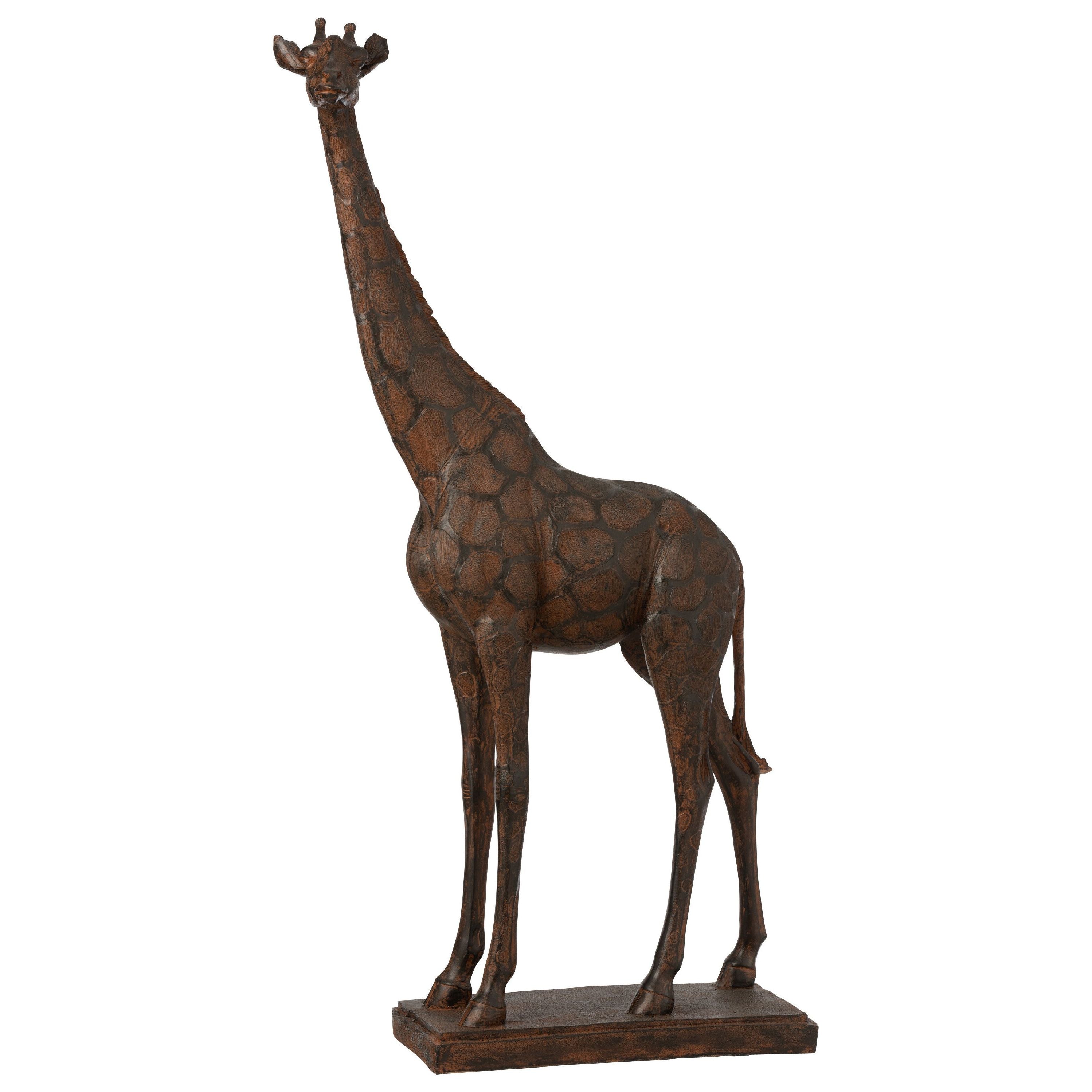 Giraffe Poly Brown Large