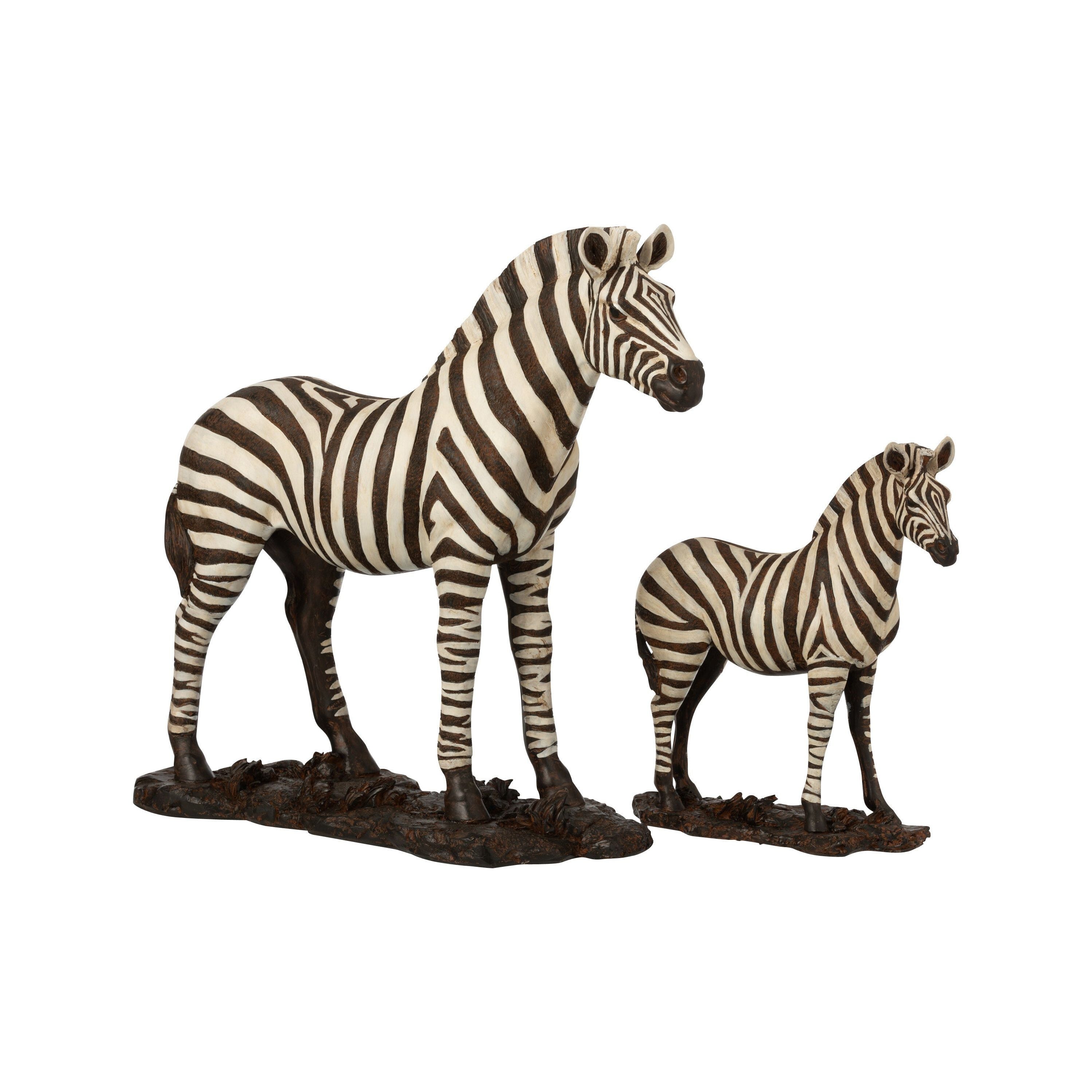 Zebra Poly Wit/zwart Large