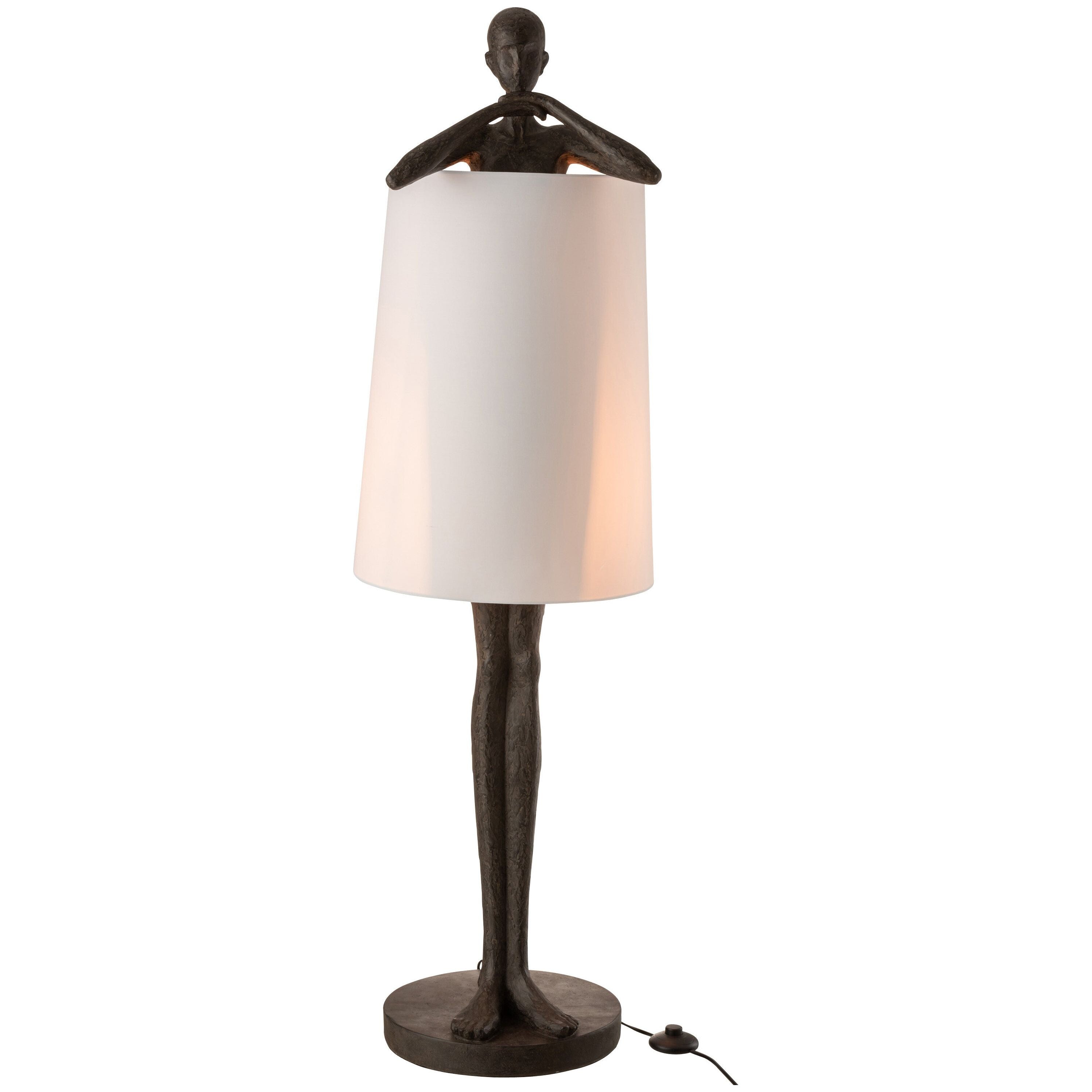 Lamp Man Poly Brown/white