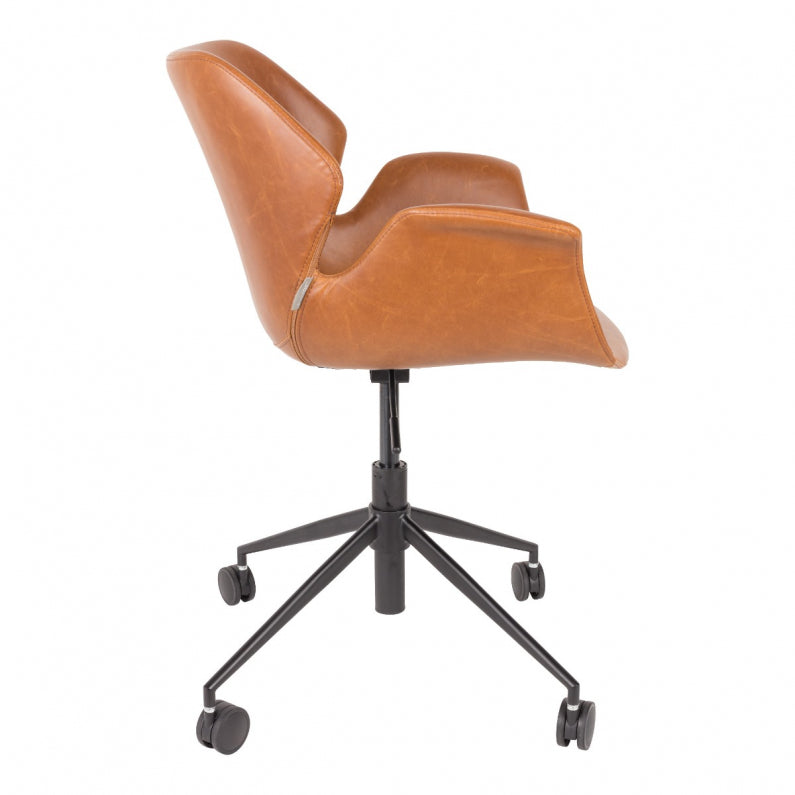 Office chair nikki all brown
