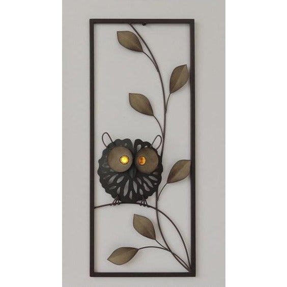 3D metal painting - Owl in the tree