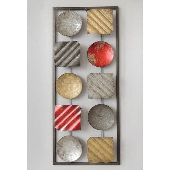 Wall decoration 3D metal | 25 x 60 cm | Painting | a7