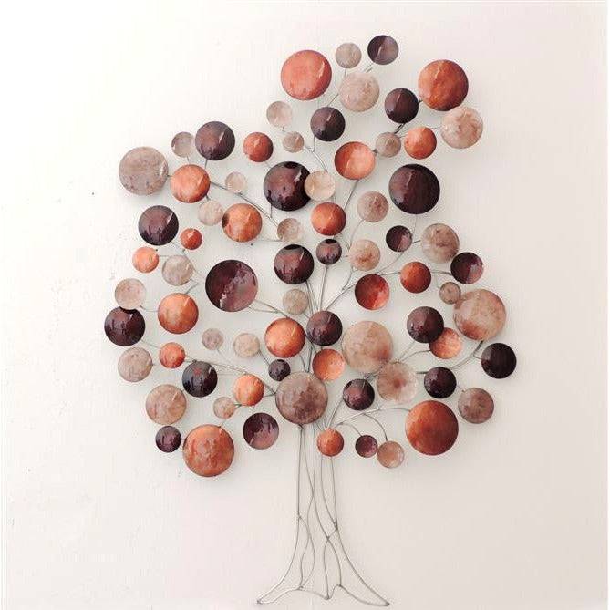 3D metal painting - Autumn tree