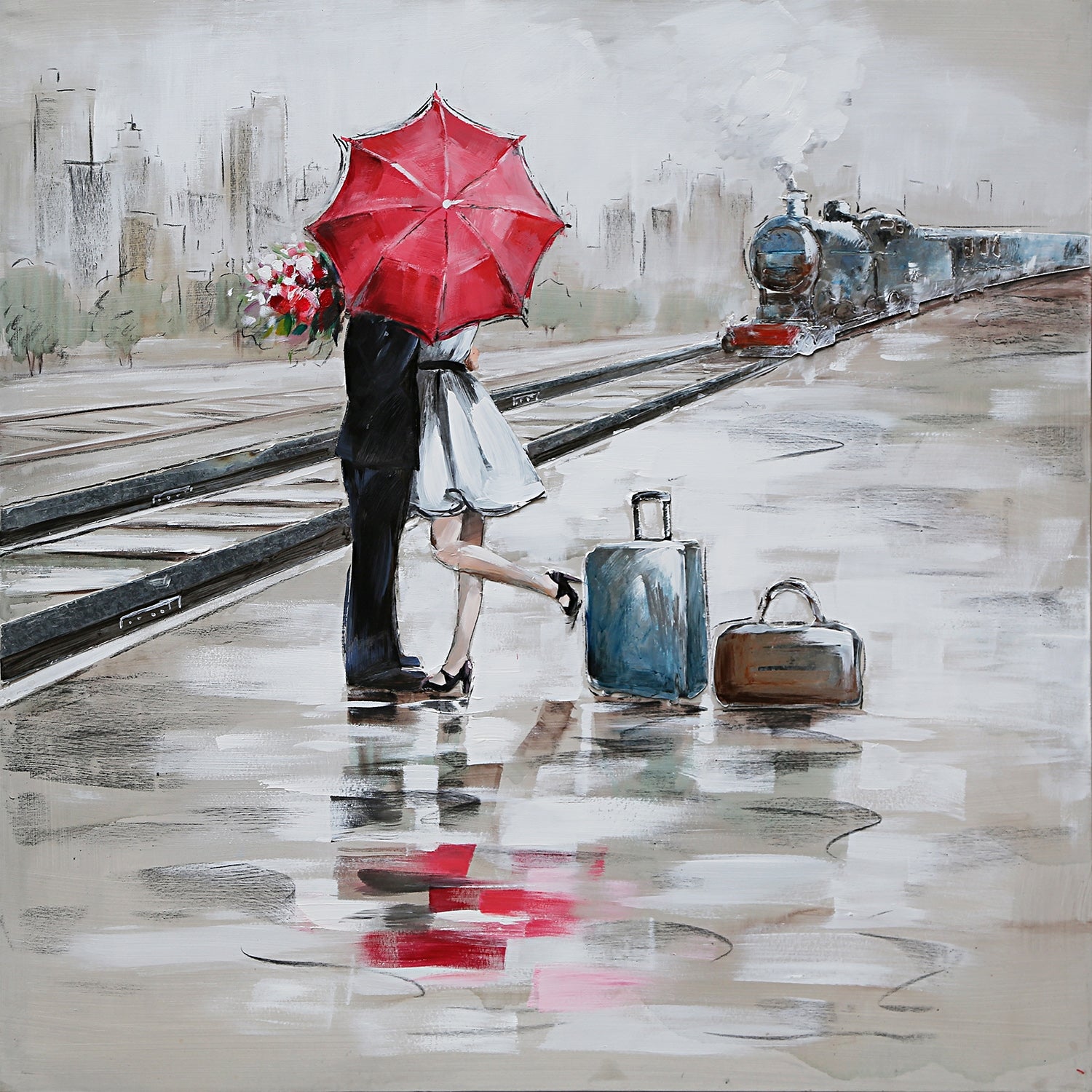 Oil painting | 100x100 cm | Painting | f5643