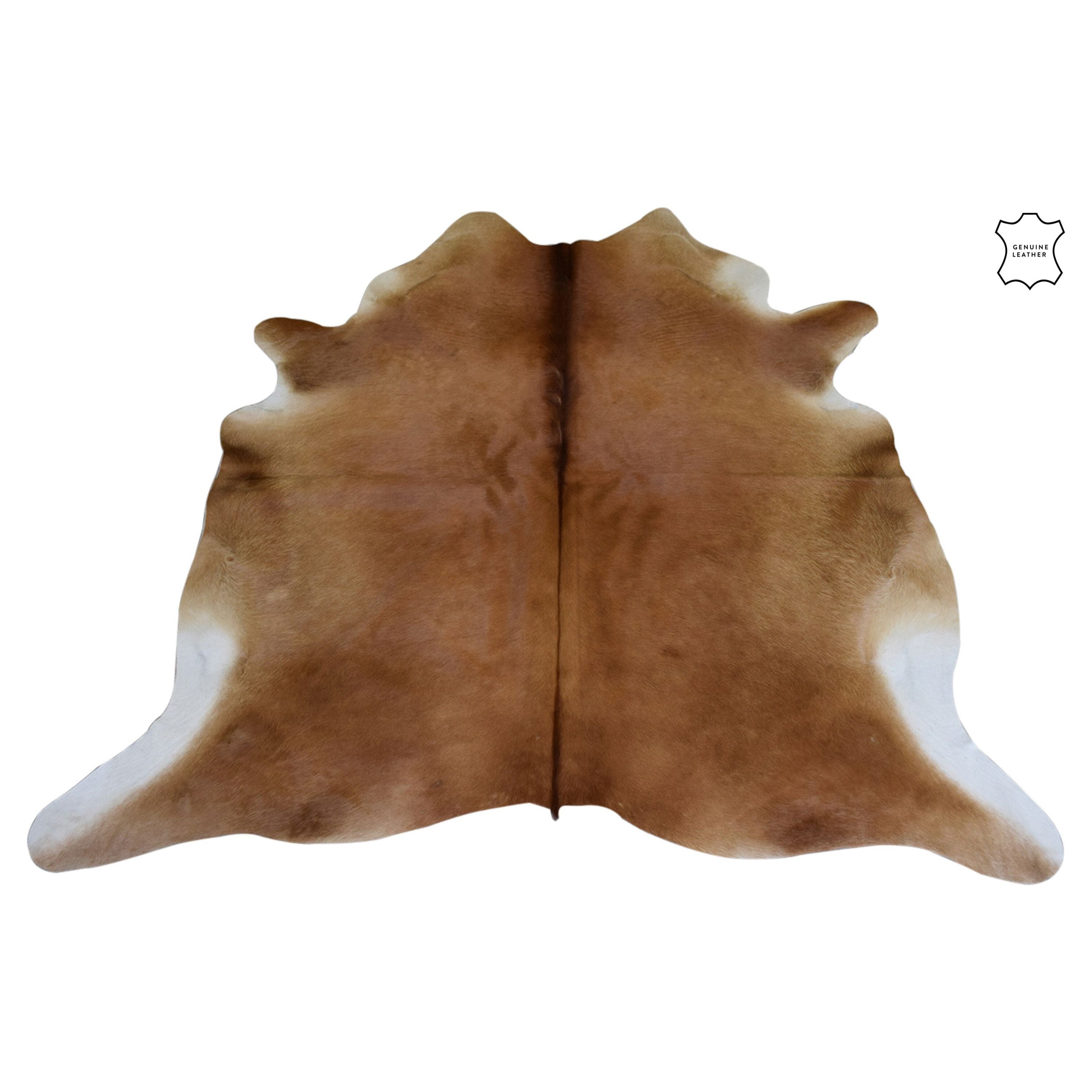 Cowhide Leather Brown Normal 3-4m²