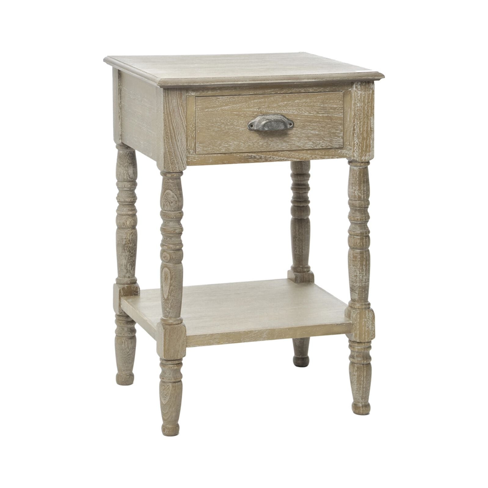 Bedside table 1 drawer Vk Ht Gray W 48x40x74cm