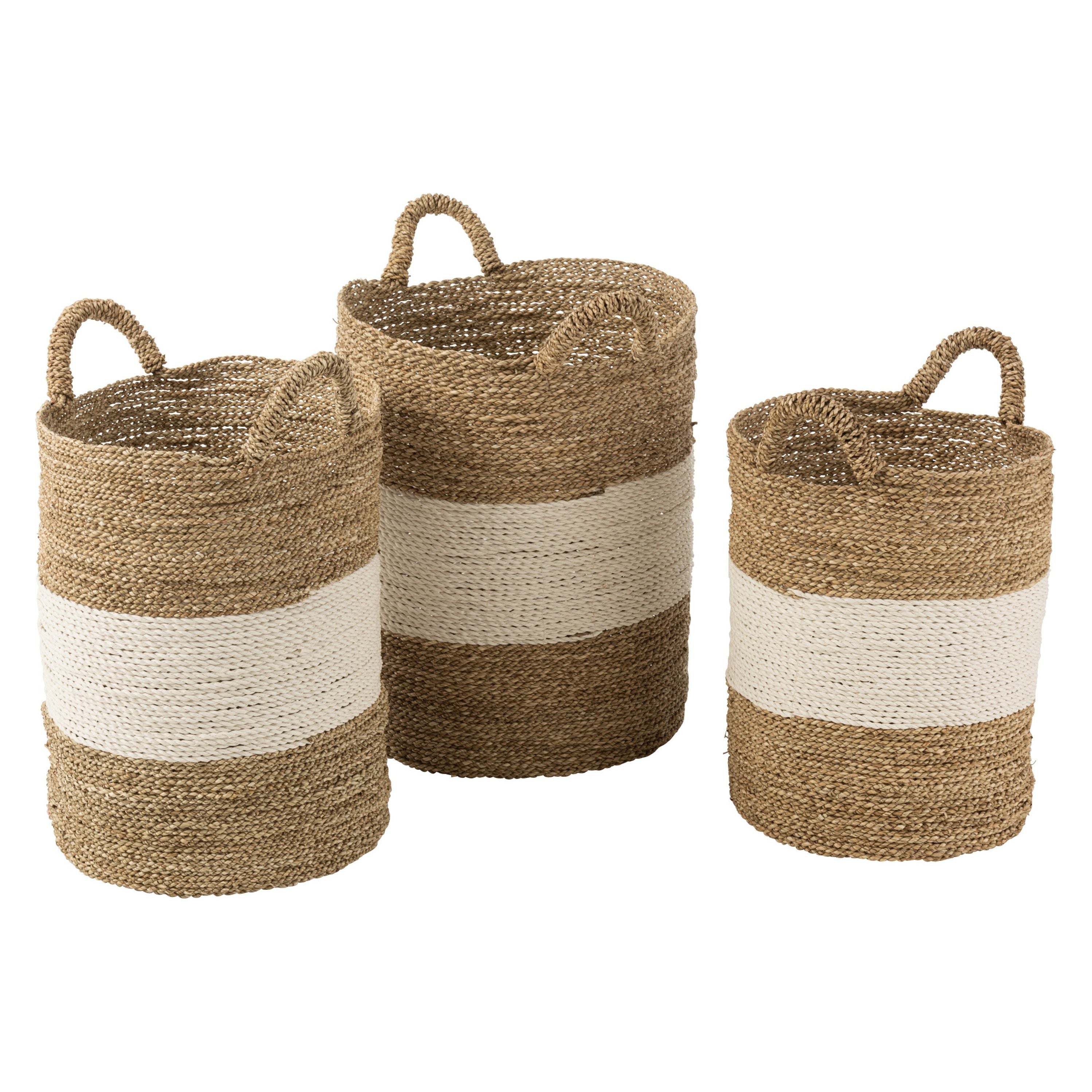 Baskets Seagrass White/natural