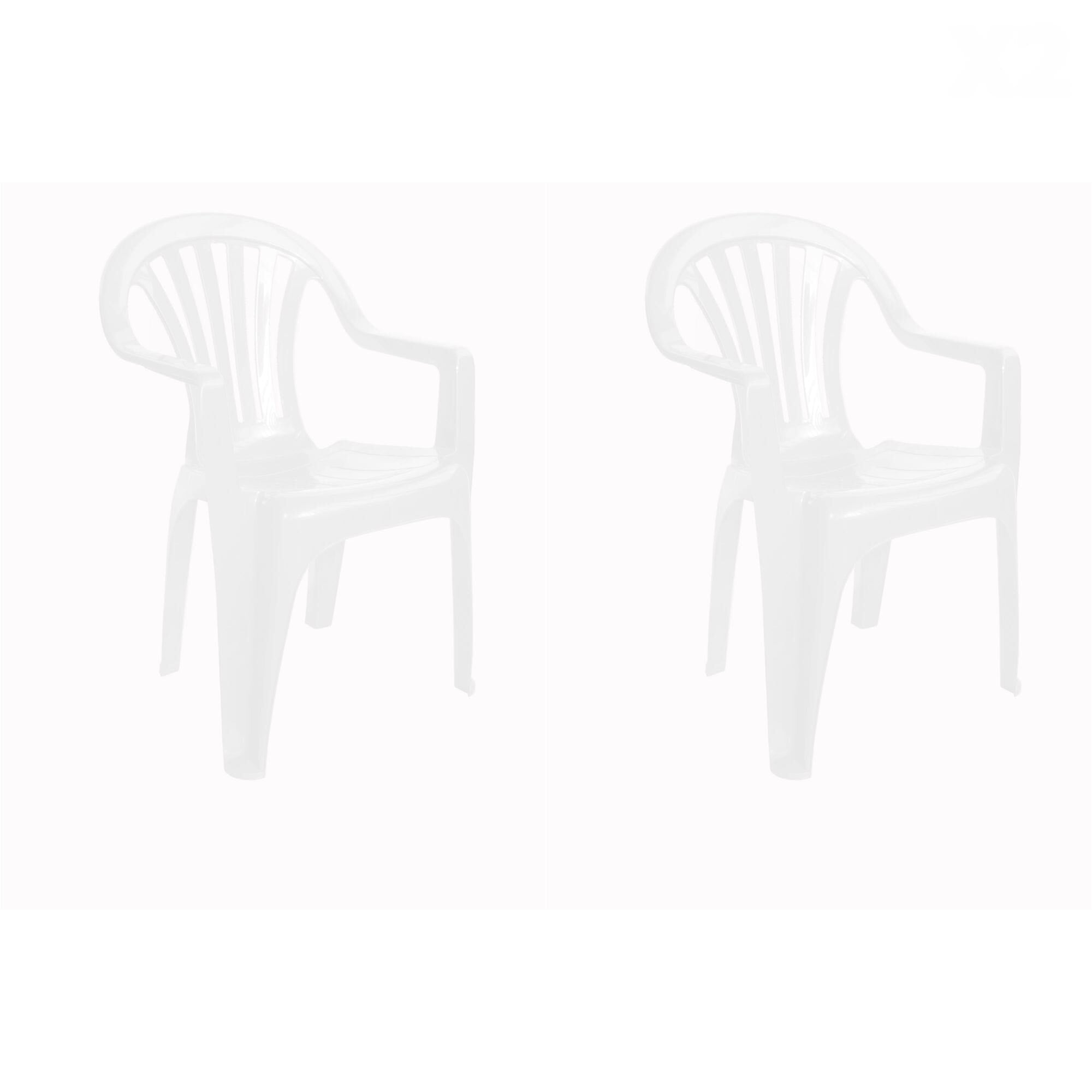 Garbar Pals armchair set 2 white 2 white