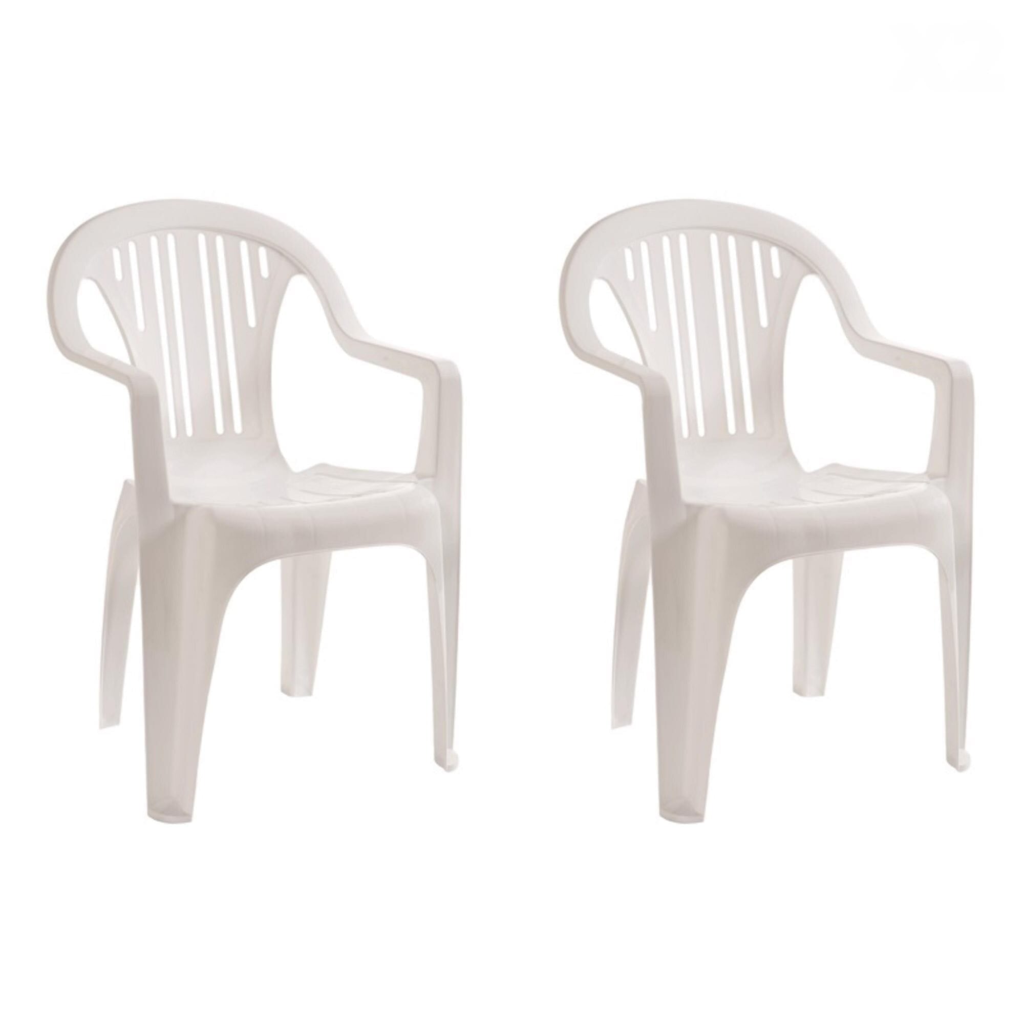 Garbar Port armchair set 2 white 2 white