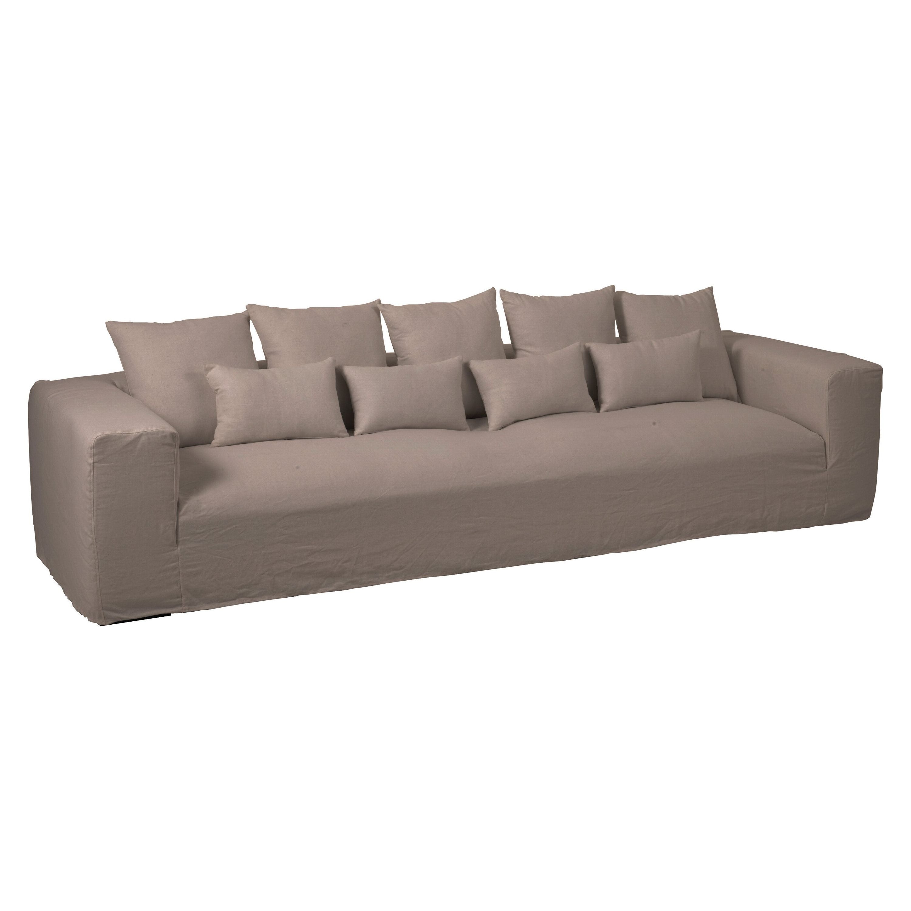 Sofa cover Monaco Linen XL Old Pink