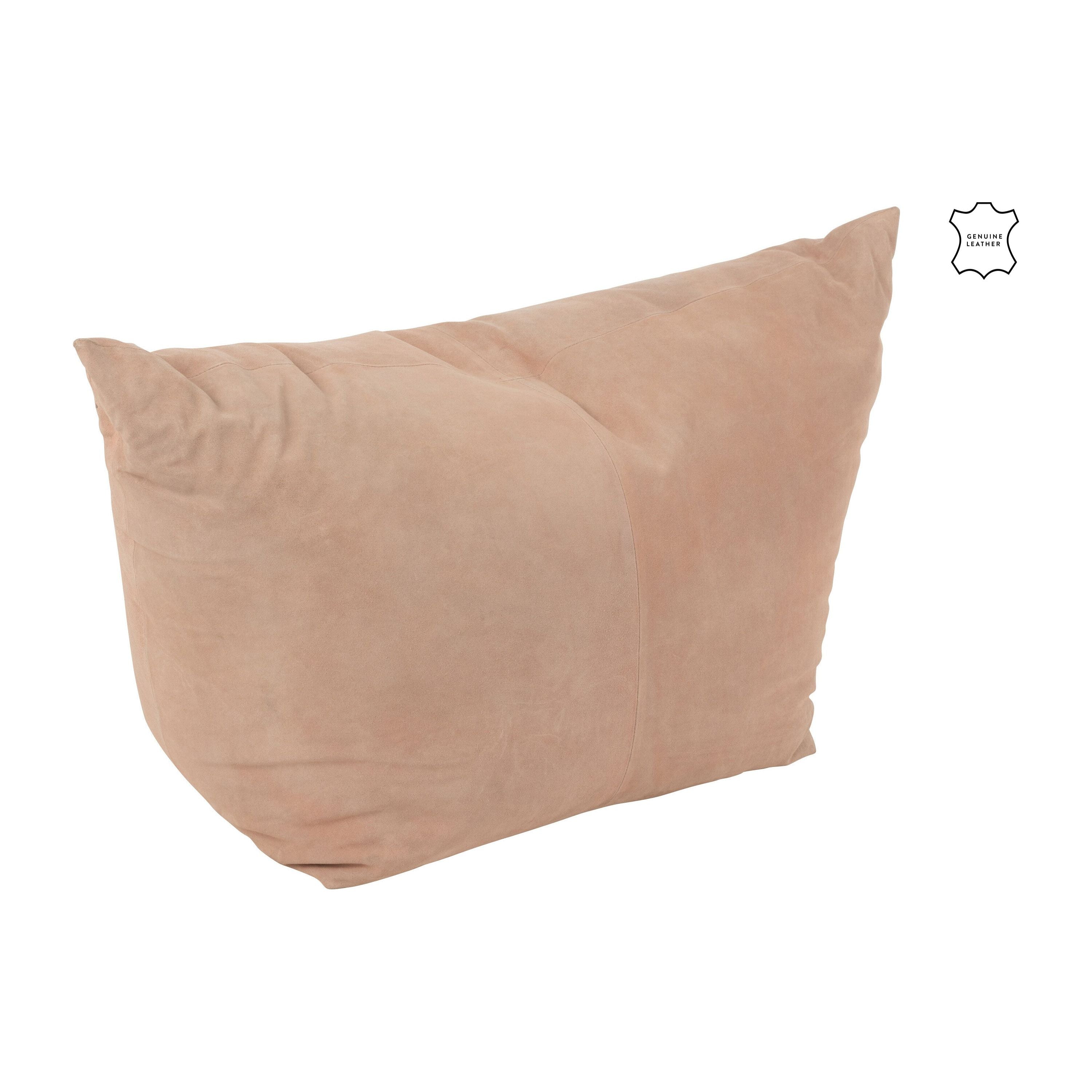 Pouf Melissa Square Leather Pink