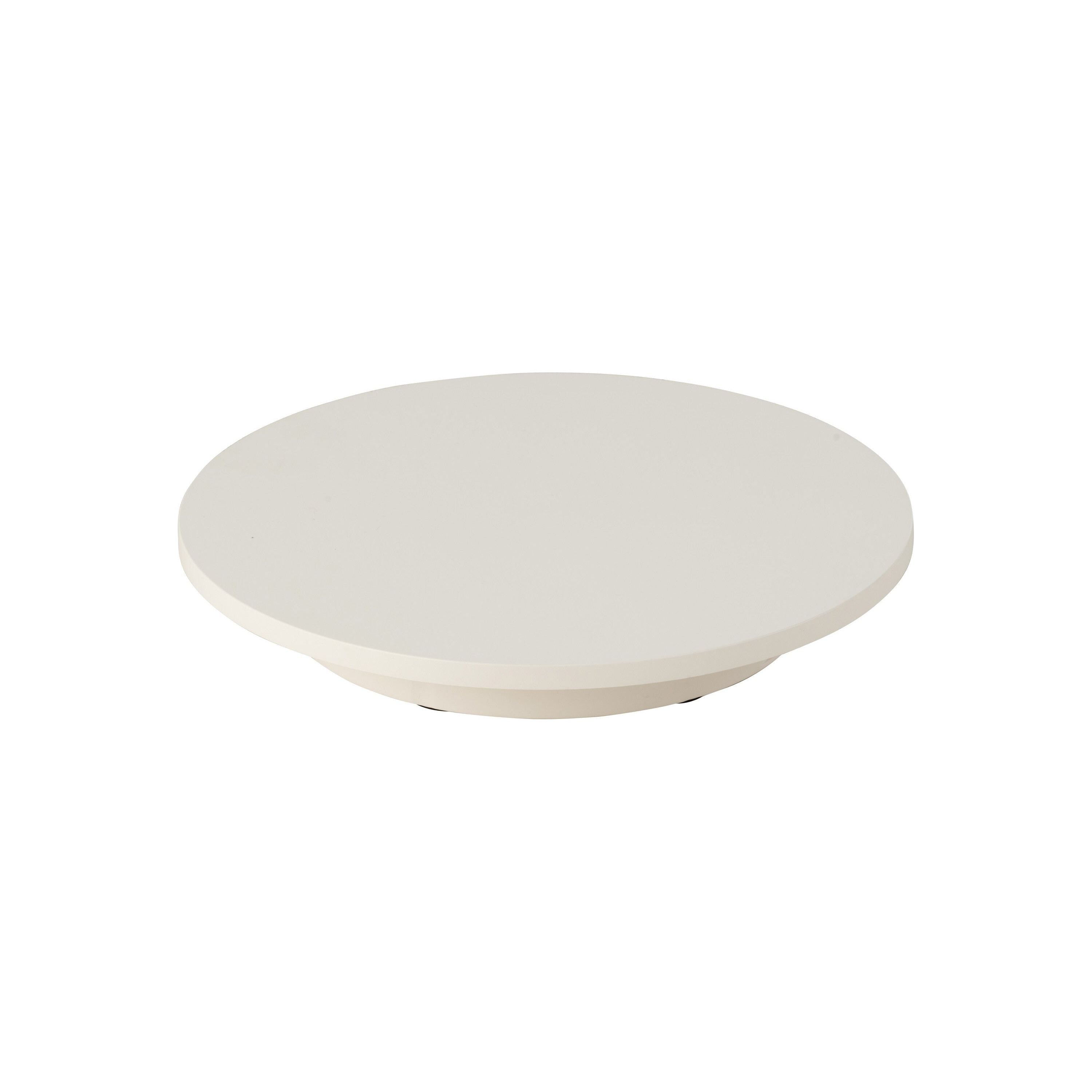 Turntable Round 100kg Plastic White Small