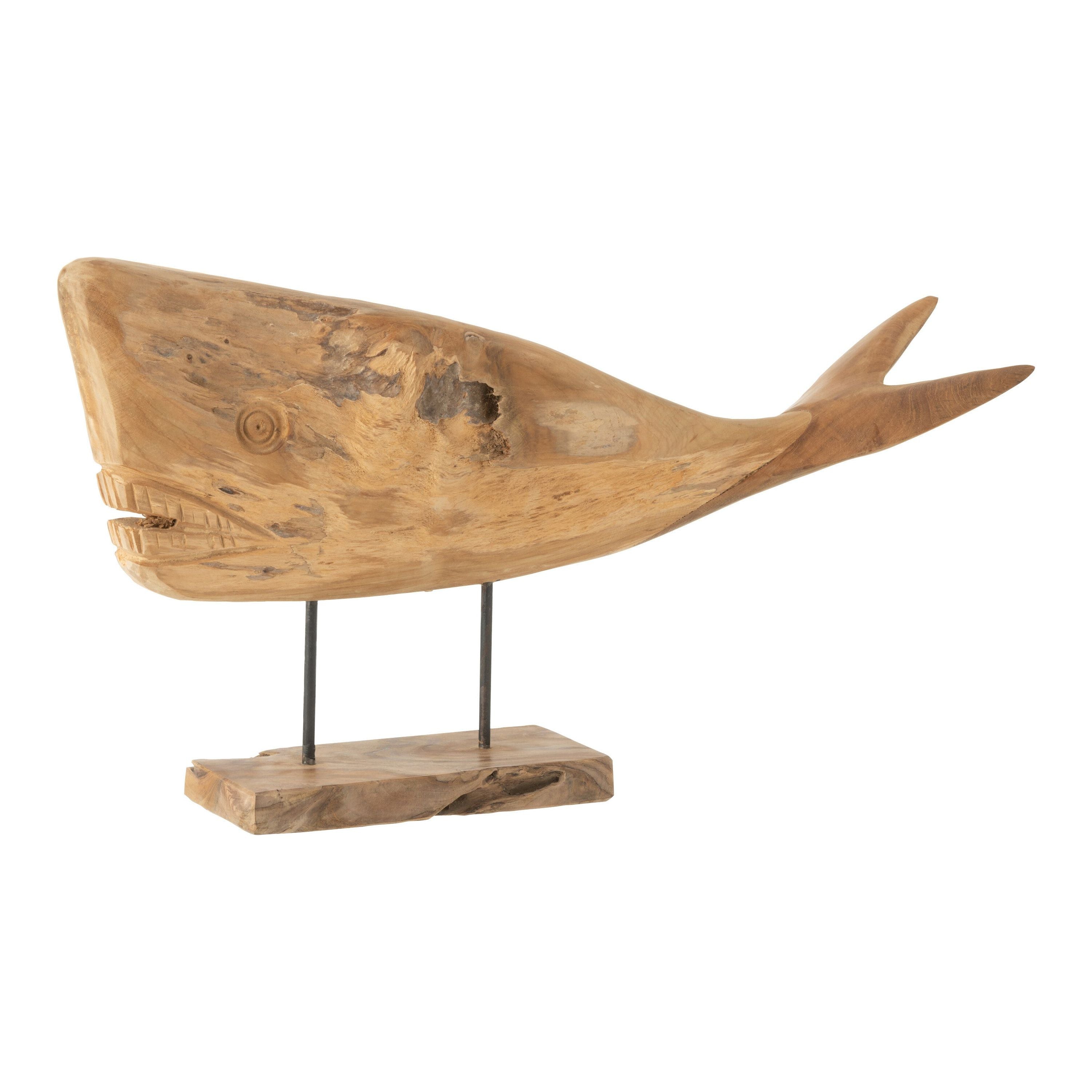 Whale Mia Wood Natural Large