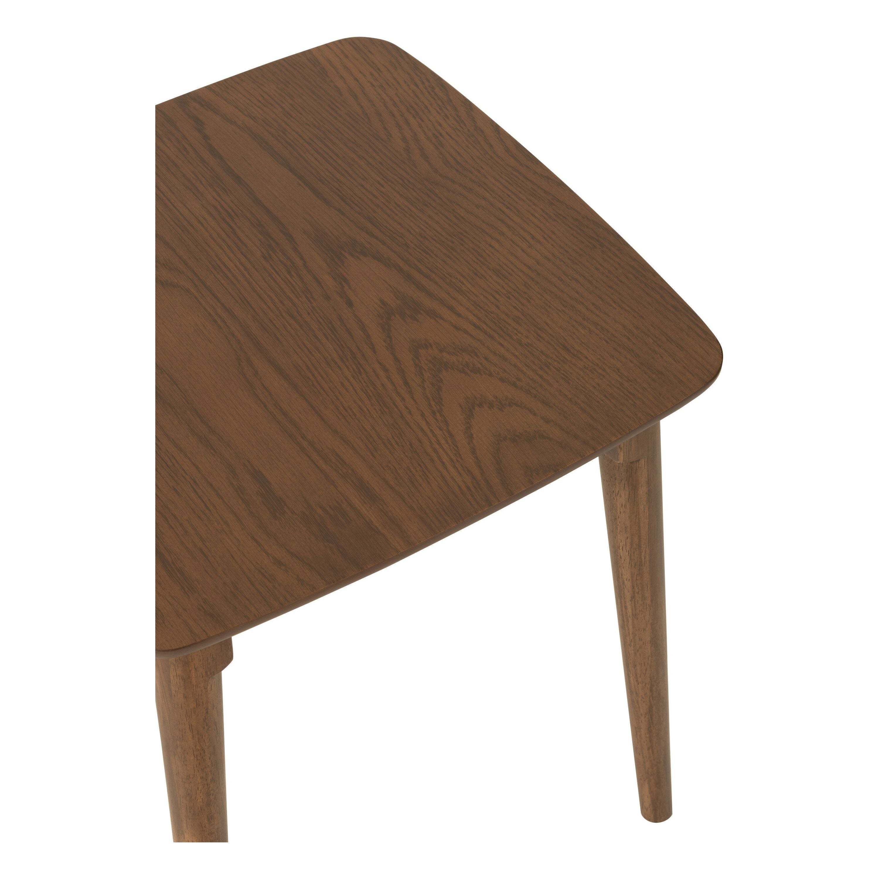 Side table Square Wood Brown