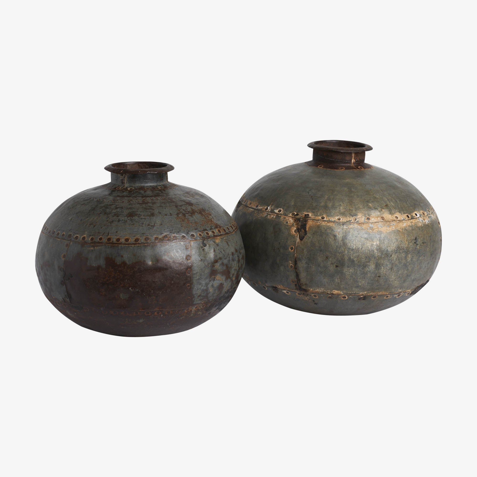 Old iron water pot