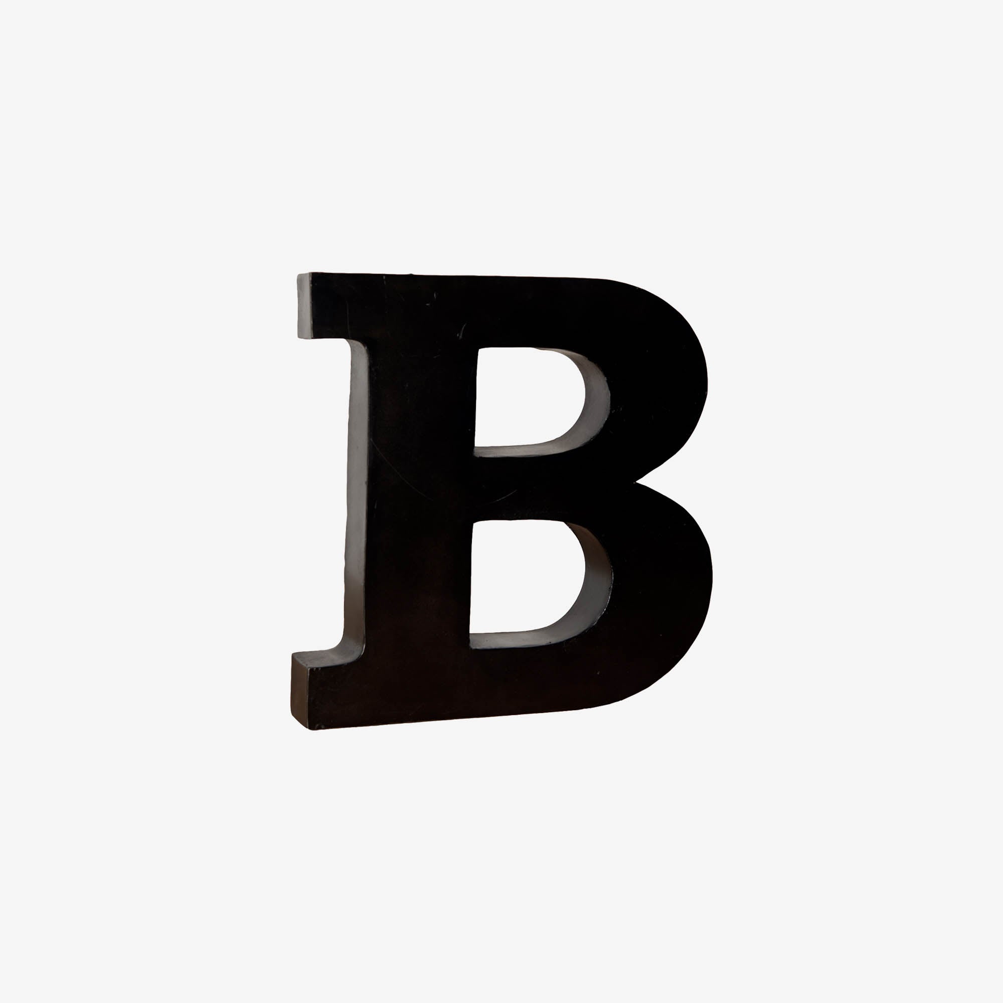 Alphabet letter b iron