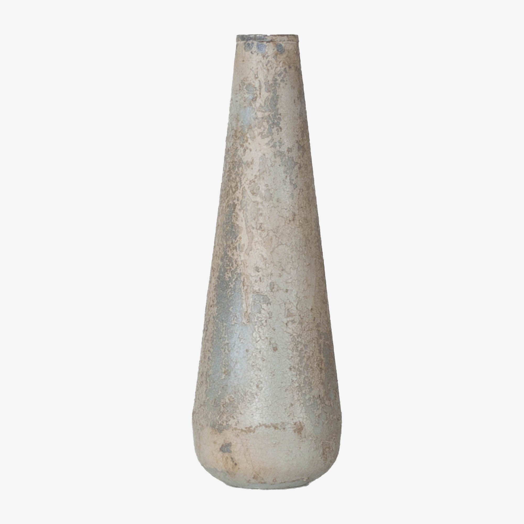 Iron decorative vase – h40xdsn.12cm, green