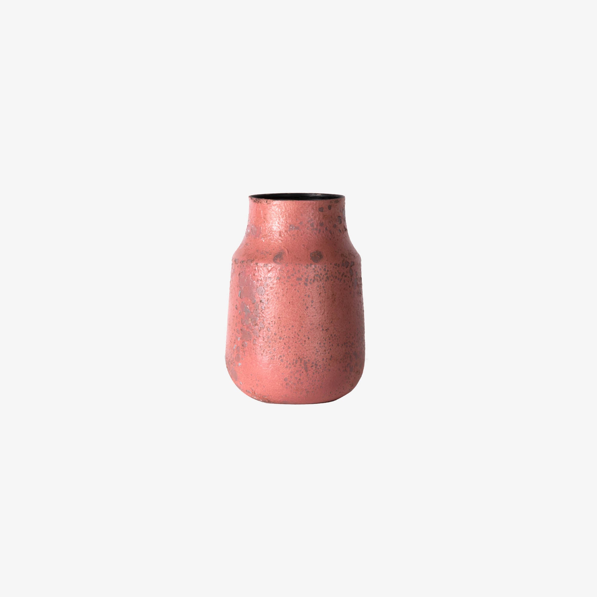 Iron decorative vase – h17xdsn.10cm, pink