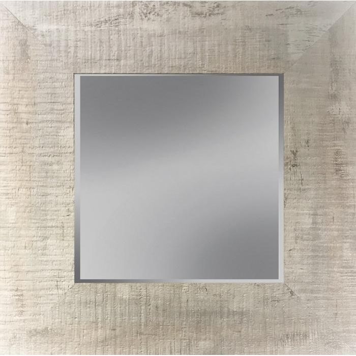 Mirror with facet, 58x158cm incl. frame. Cream