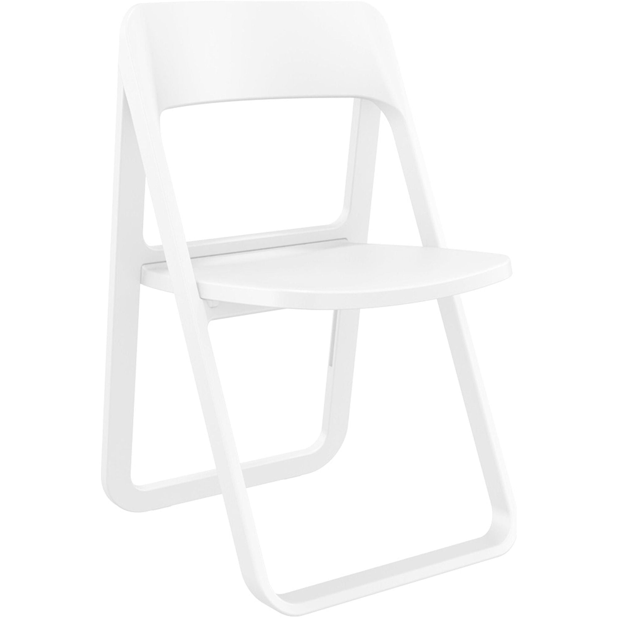 Garbar Droom folding chair indoors, outdoor white