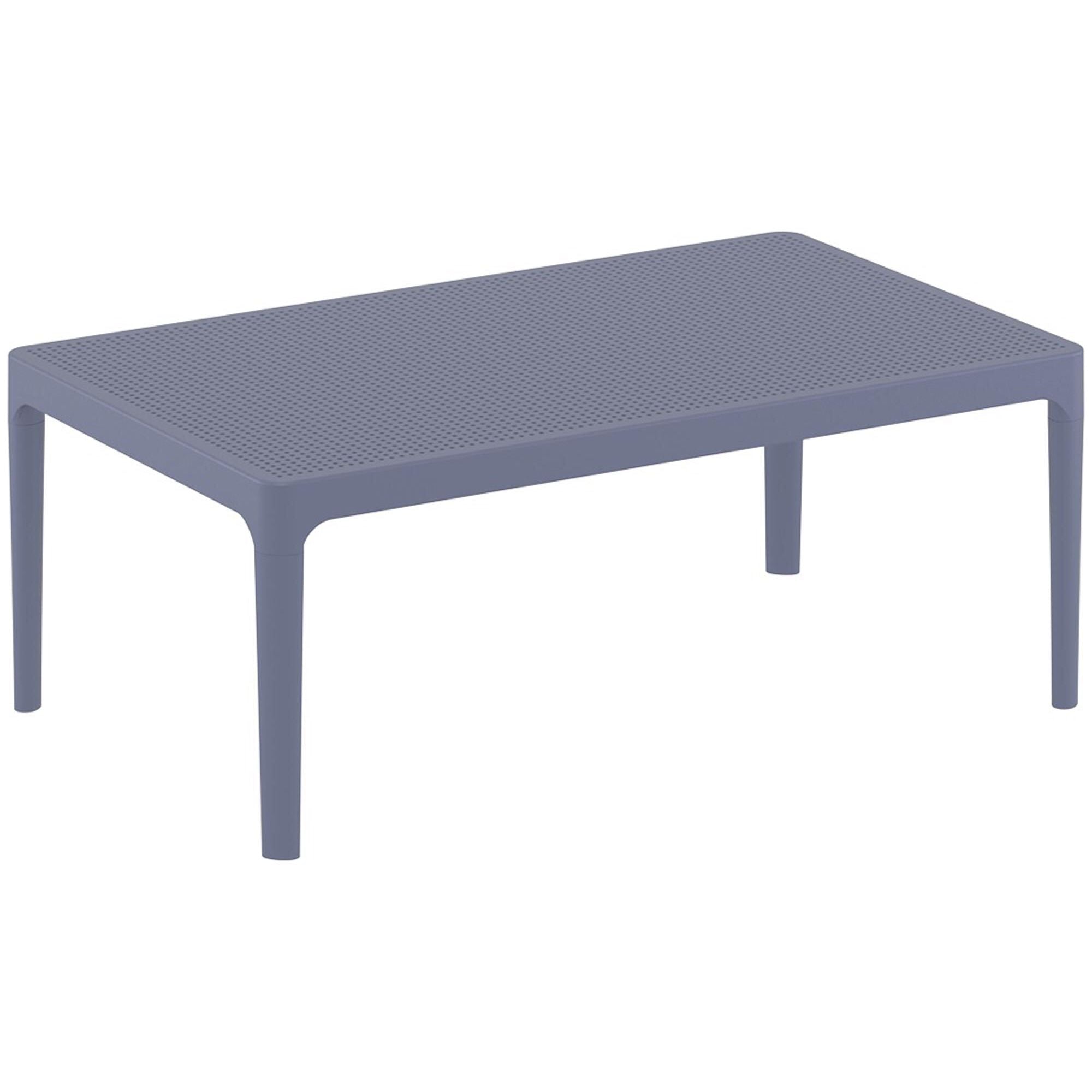Garbar Sky coffee table indoors, outdoor 100x60 dark gray