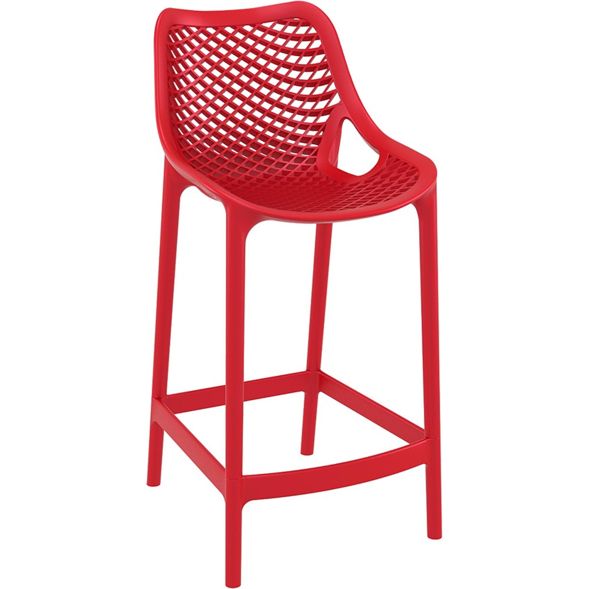 Garbar lattice medium stool inside, red outside