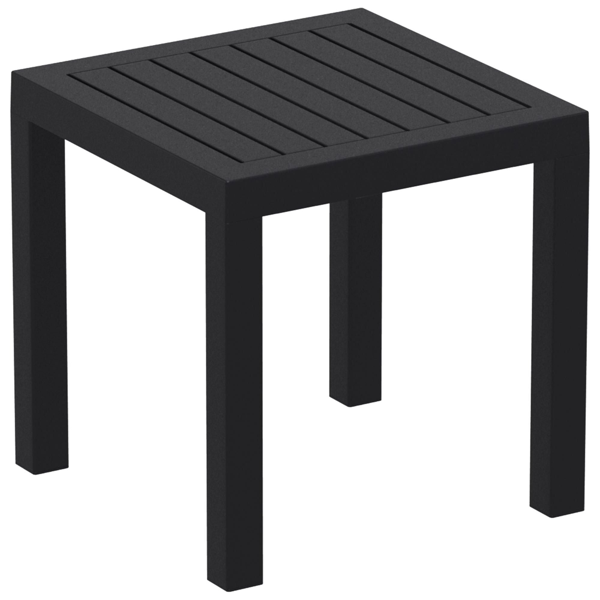 Garbar ocean side table outdoor 45x45 black