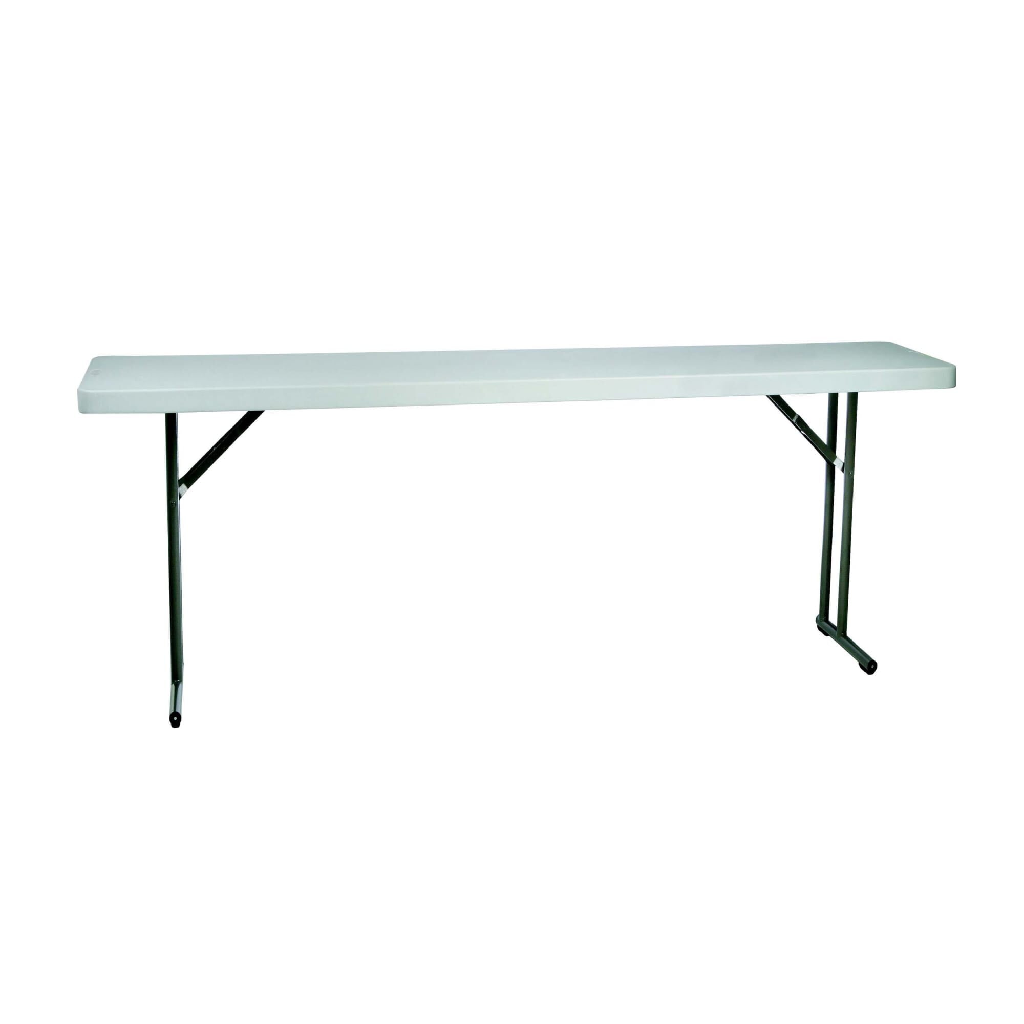 Garbar bach rechthoekige opvouwbare tafel 180x45 grijs