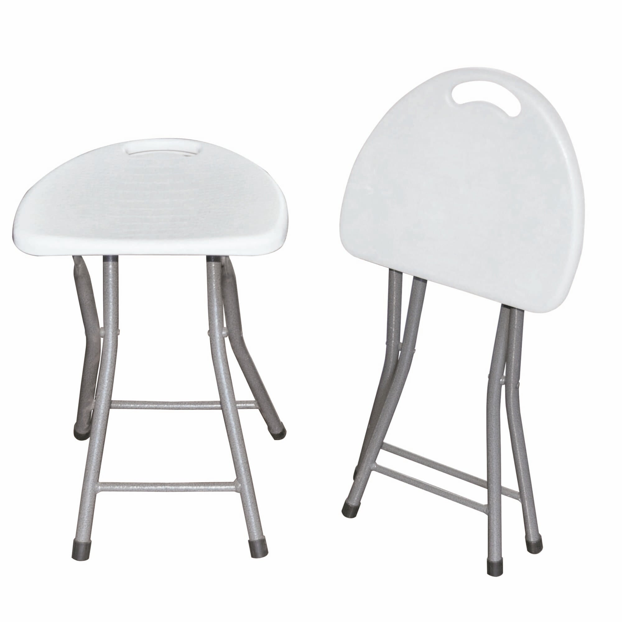 Garbar Simple low folding stool inside, white outside