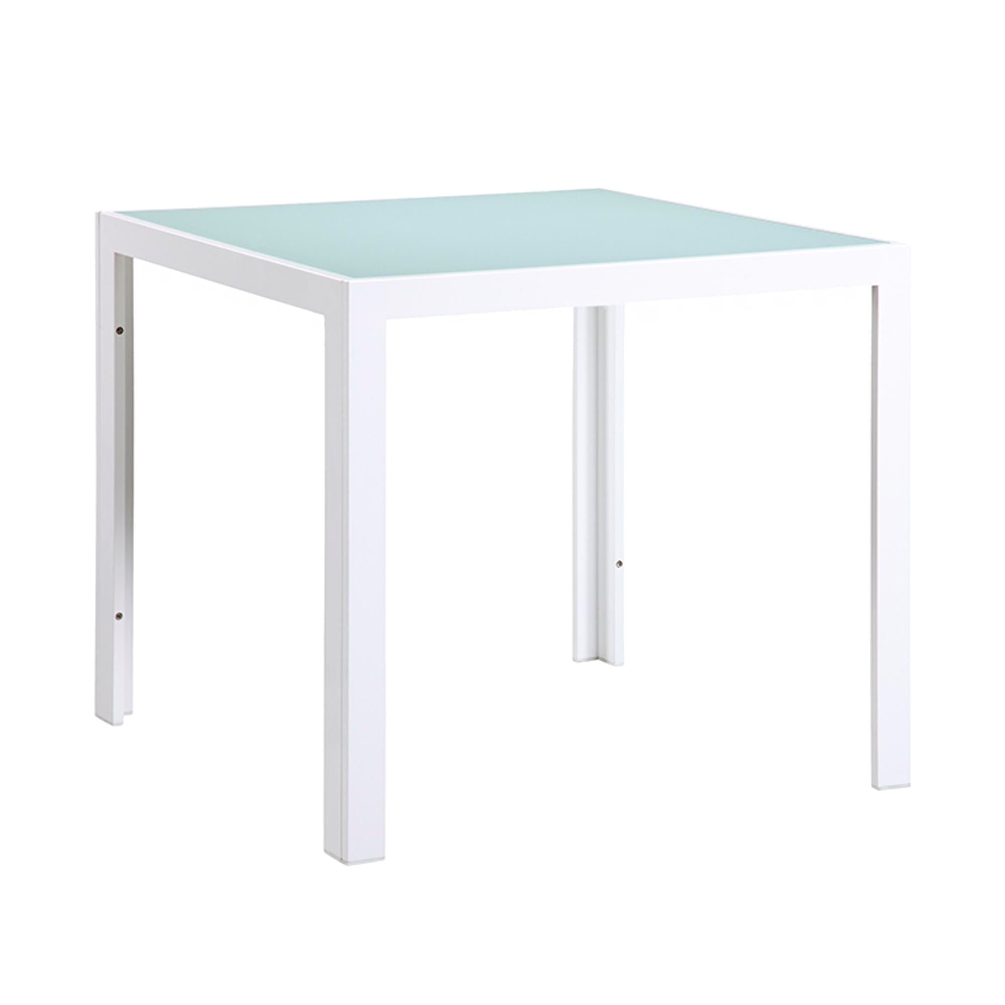 Garbar Shio Square table indoors, outdoor 80x80 white