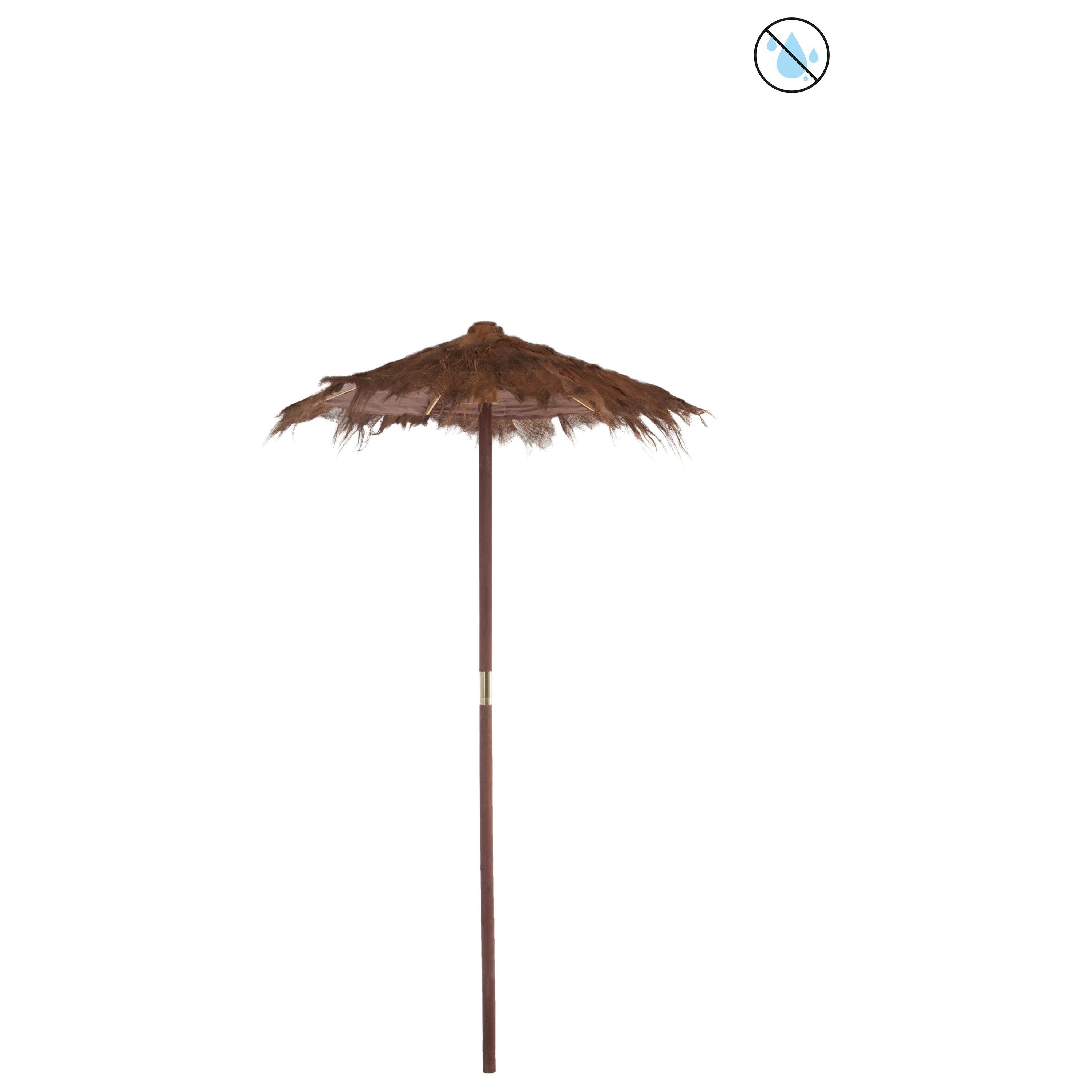 Parasol Coco Leaves Brown Small