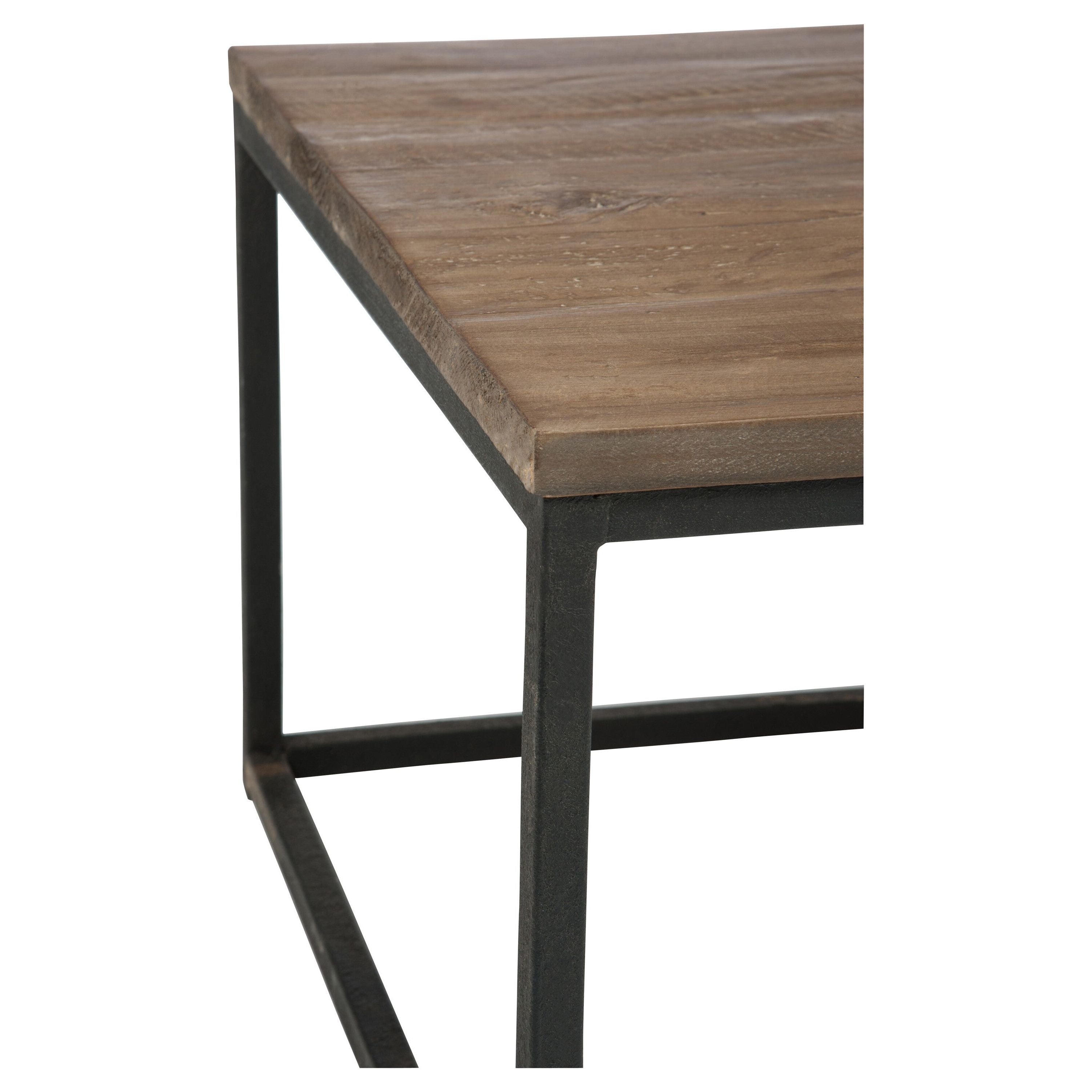 Side table Wood/with Brown+black