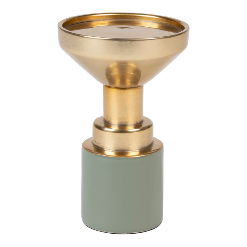 Candle holder glam green s